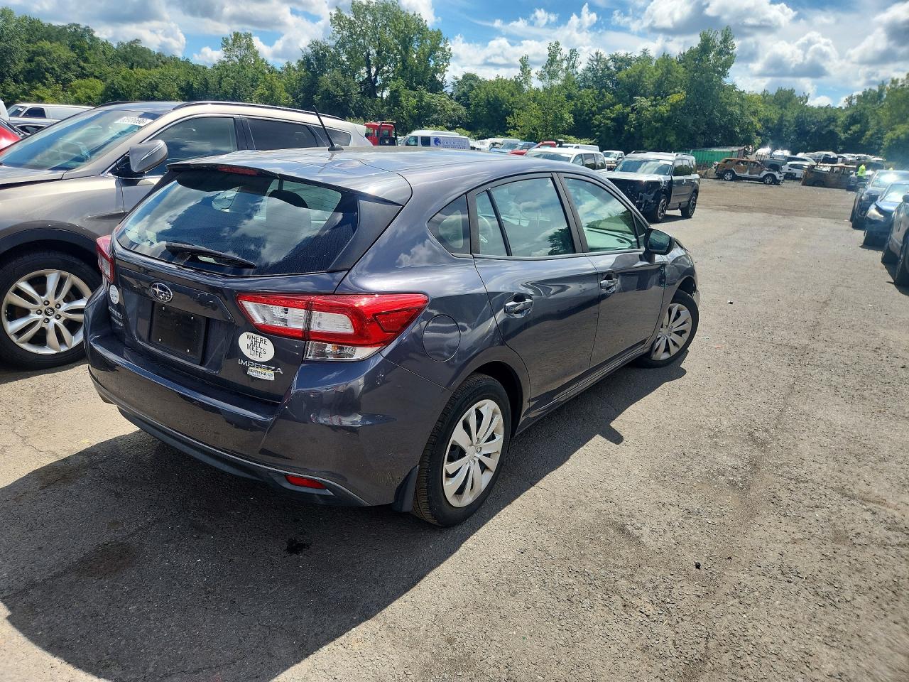 2019 Subaru Impreza Gray vin: 4S3GTAA65K1753583
