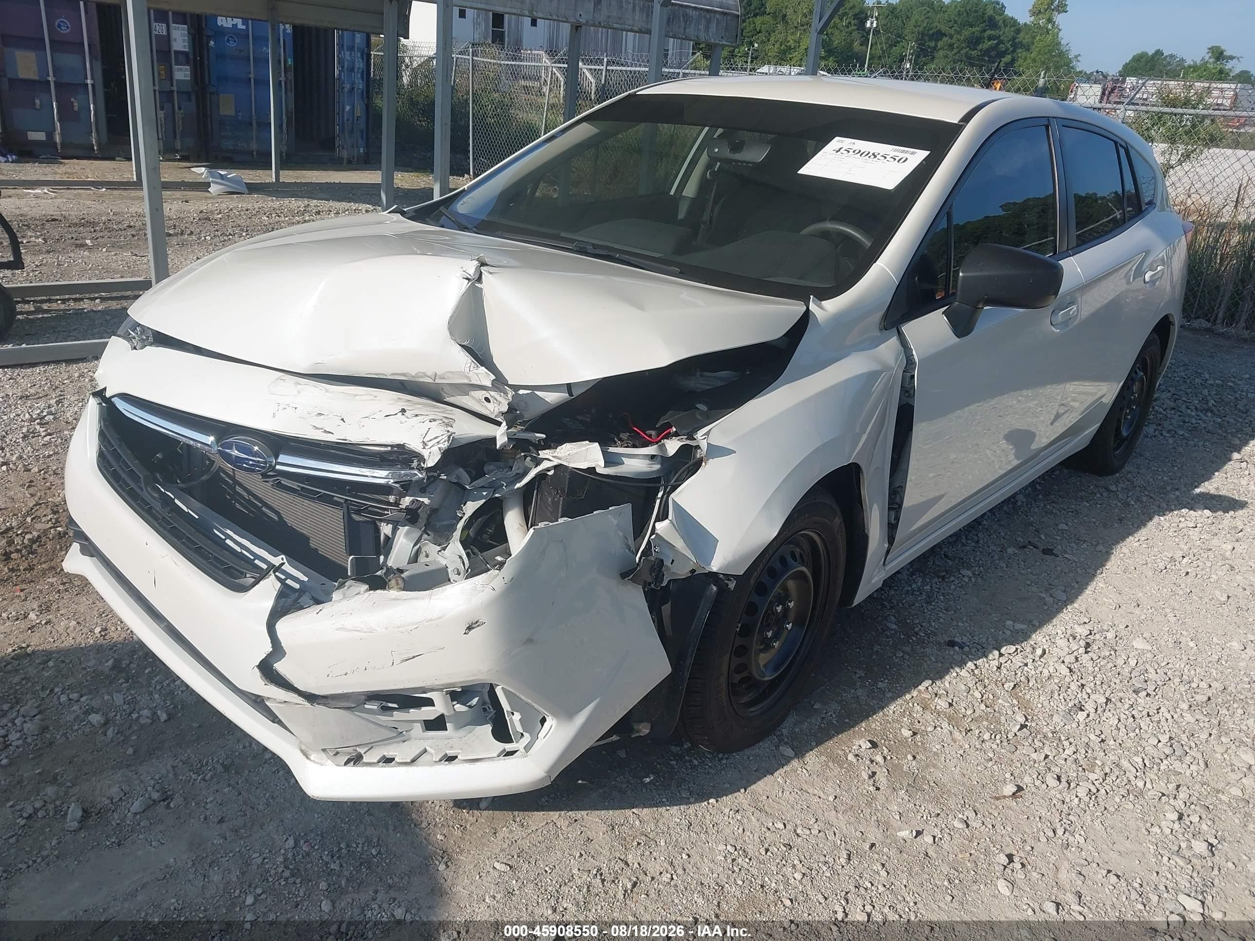 2023 Subaru Impreza Base 5-door White vin: 4S3GTAA65P1714855