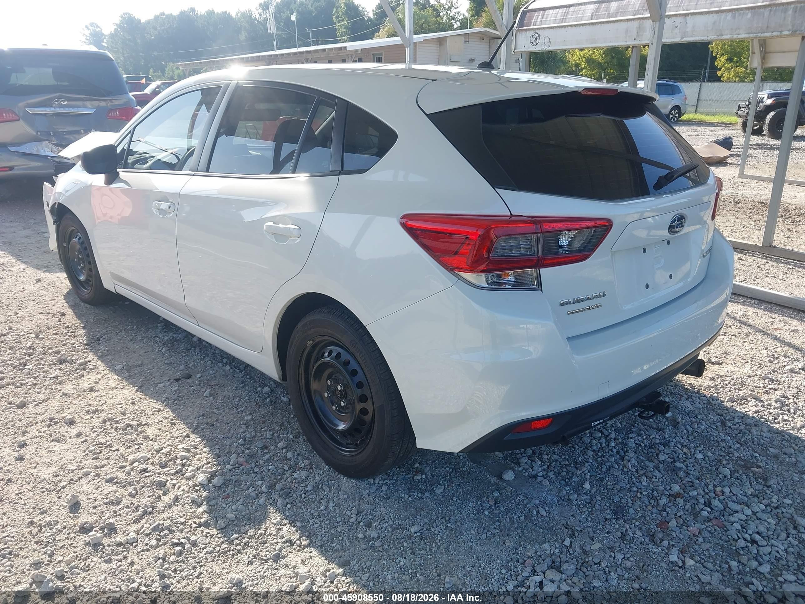 2023 Subaru Impreza Base 5-door White vin: 4S3GTAA65P1714855
