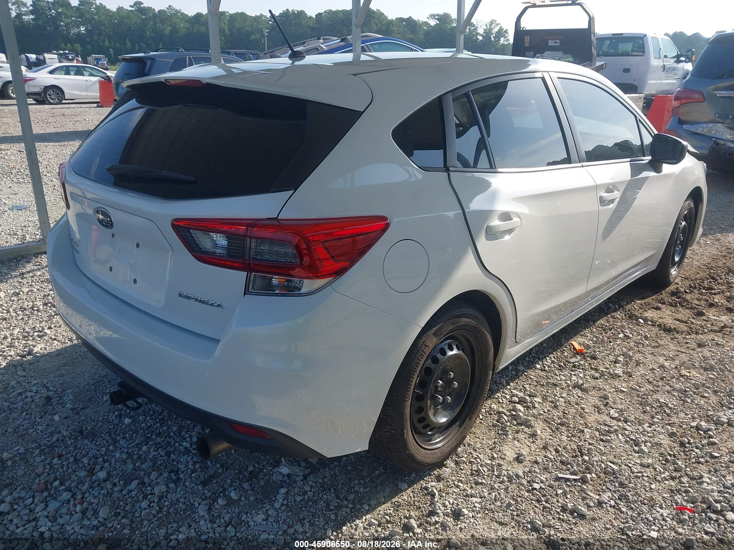 2023 Subaru Impreza Base 5-door White vin: 4S3GTAA65P1714855
