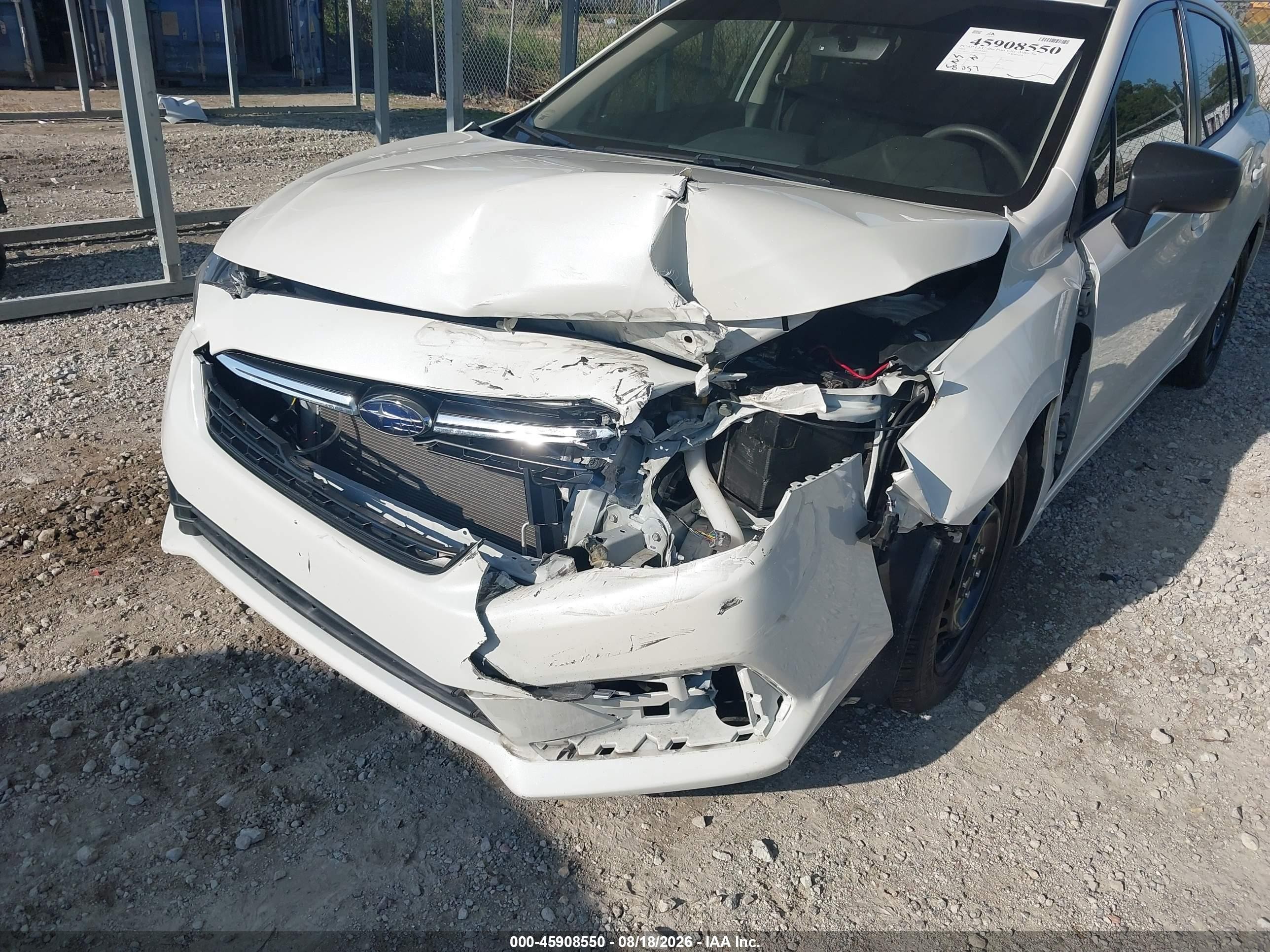 2023 Subaru Impreza Base 5-door White vin: 4S3GTAA65P1714855