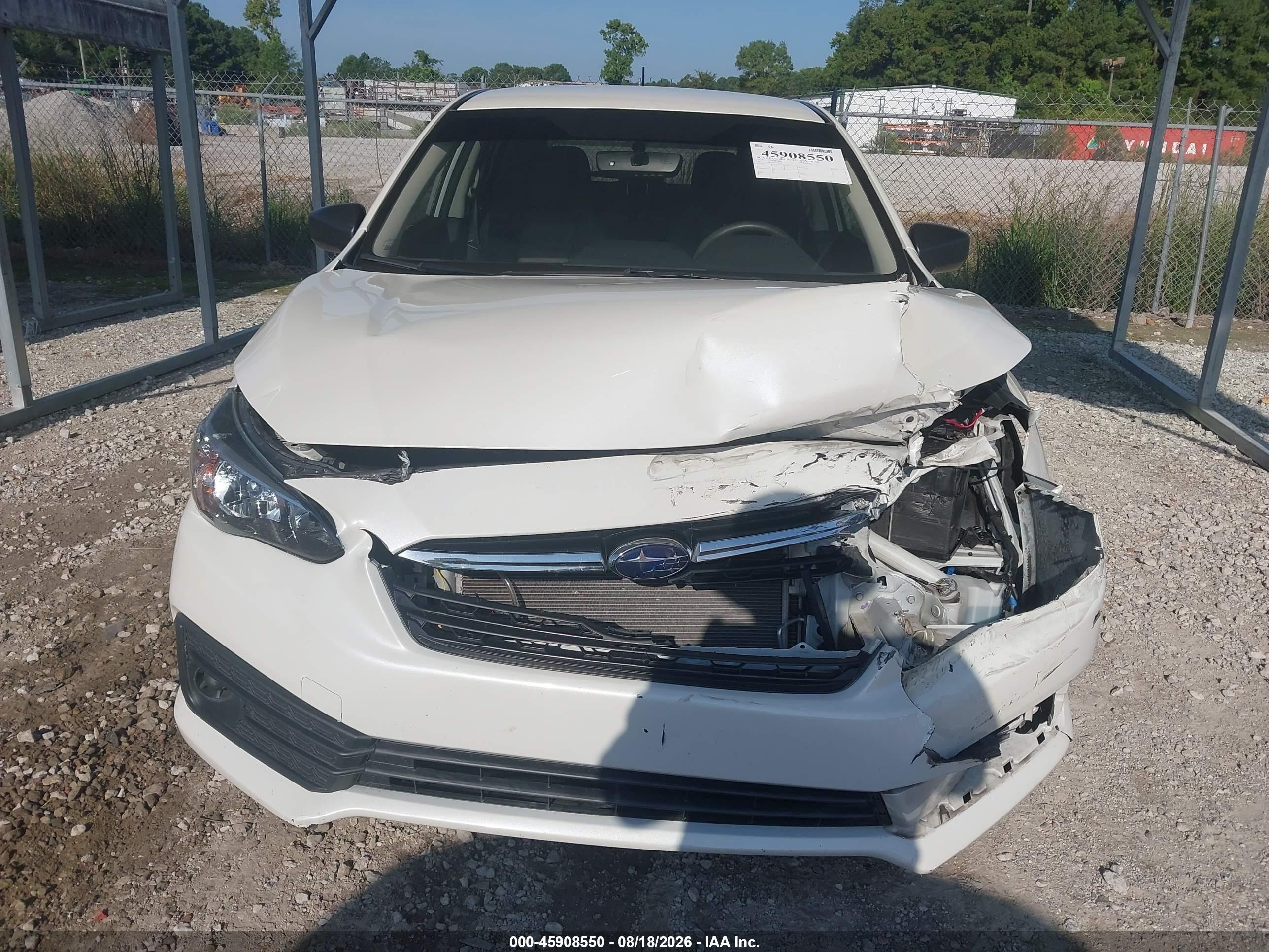2023 Subaru Impreza Base 5-door White vin: 4S3GTAA65P1714855