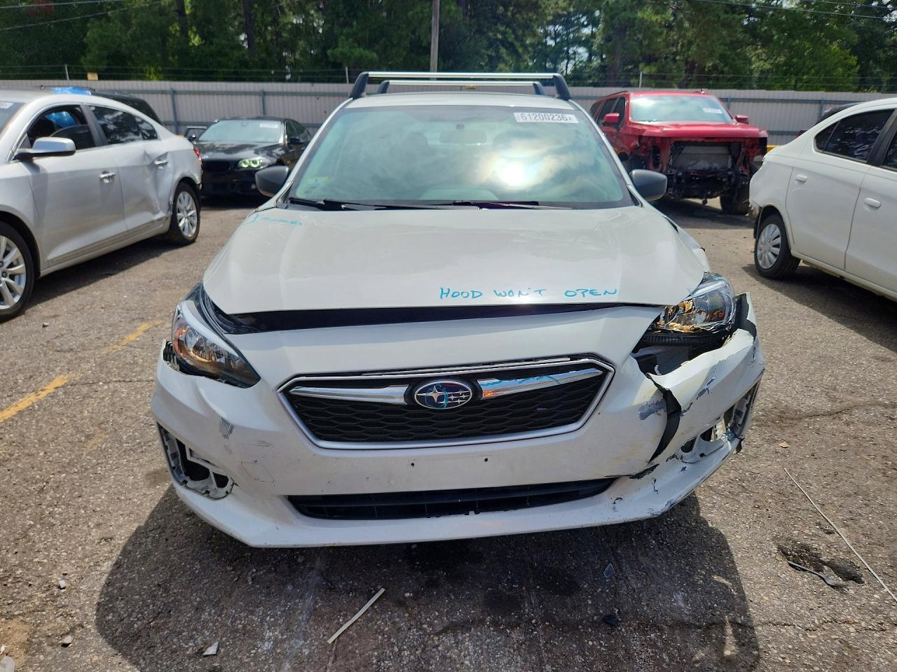 2017 Subaru Impreza White vin: 4S3GTAA67H3703989
