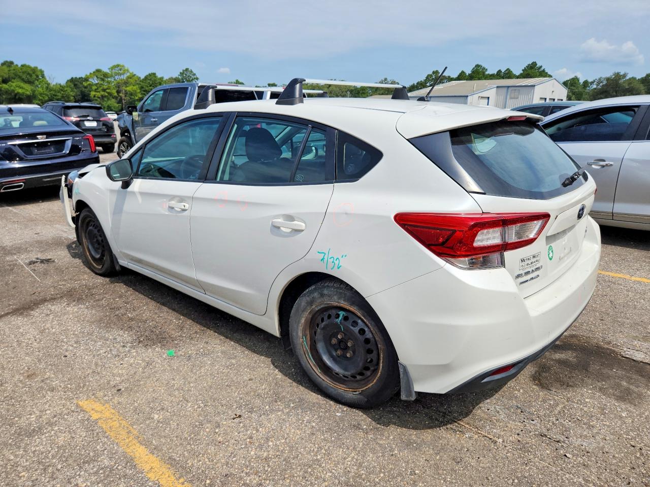 2017 Subaru Impreza White vin: 4S3GTAA67H3703989