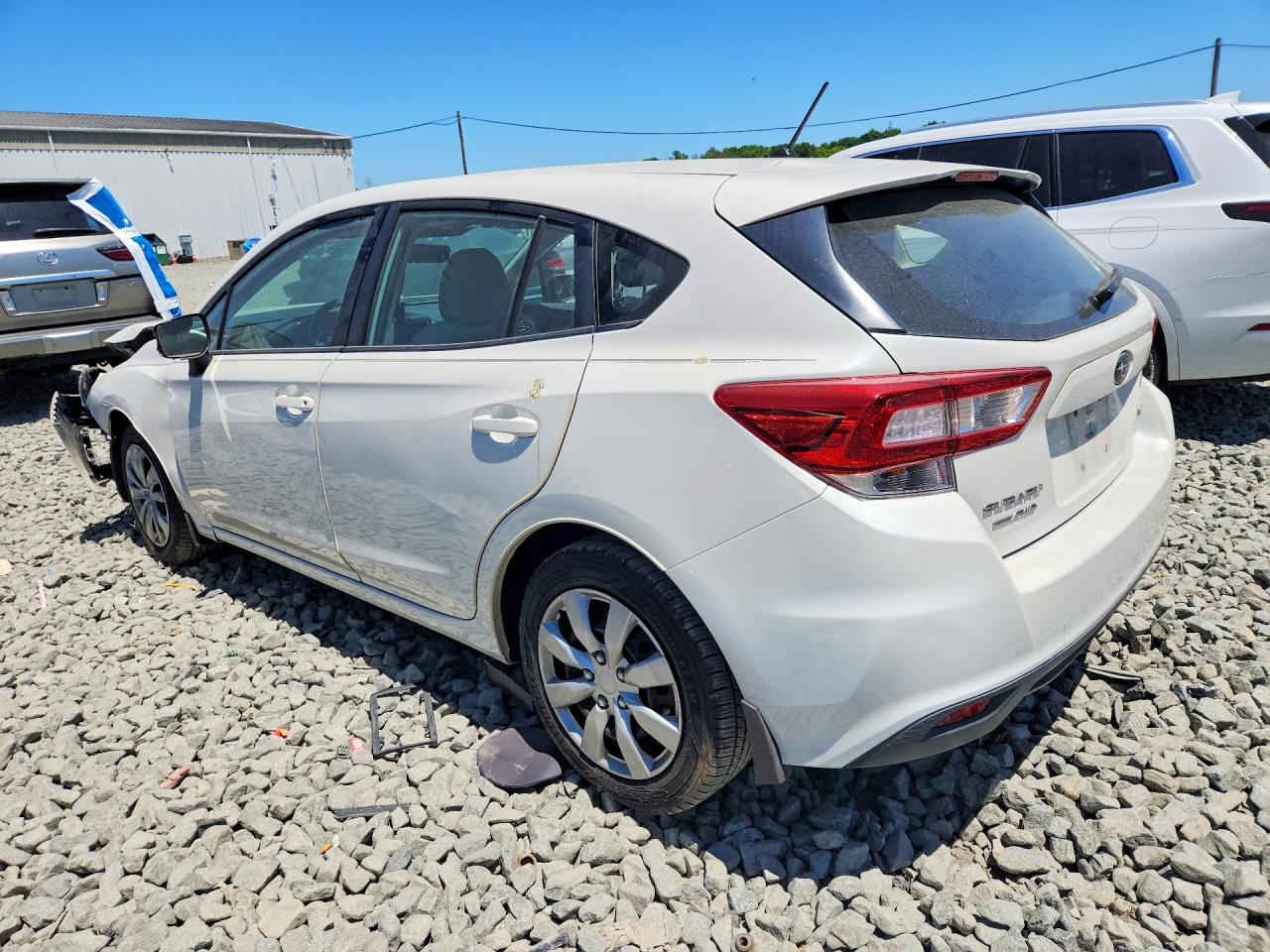 2019 Subaru Impreza White vin: 4S3GTAA67K3763424