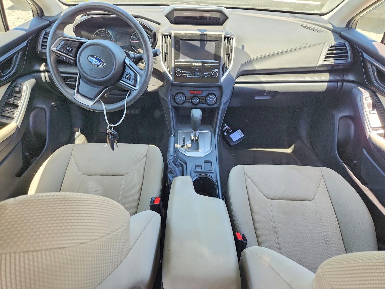 2019 Subaru Impreza White vin: 4S3GTAA67K3763424
