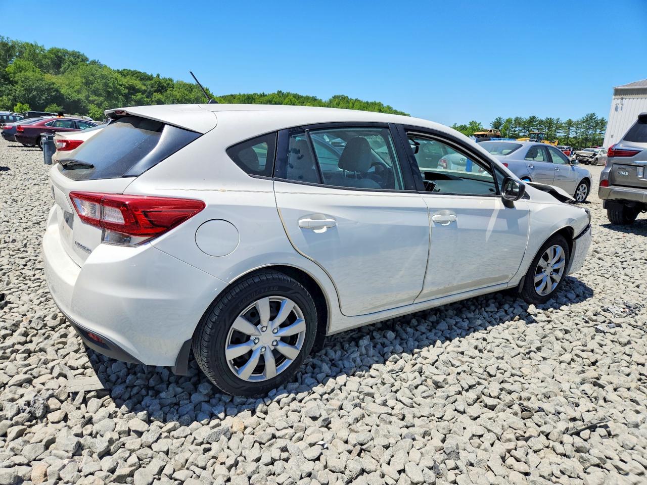 2019 Subaru Impreza White vin: 4S3GTAA67K3763424