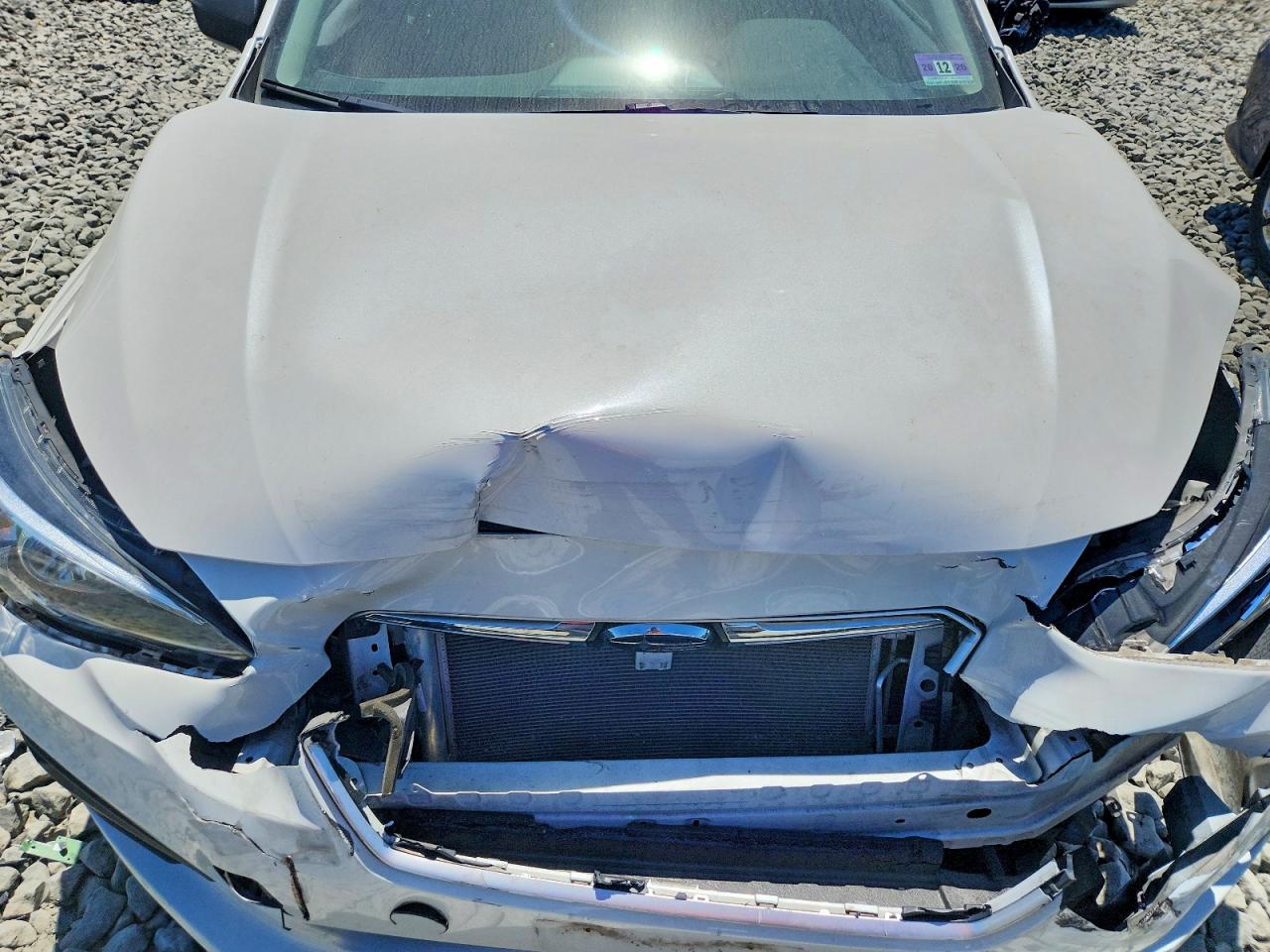 2019 Subaru Impreza White vin: 4S3GTAA67K3763424