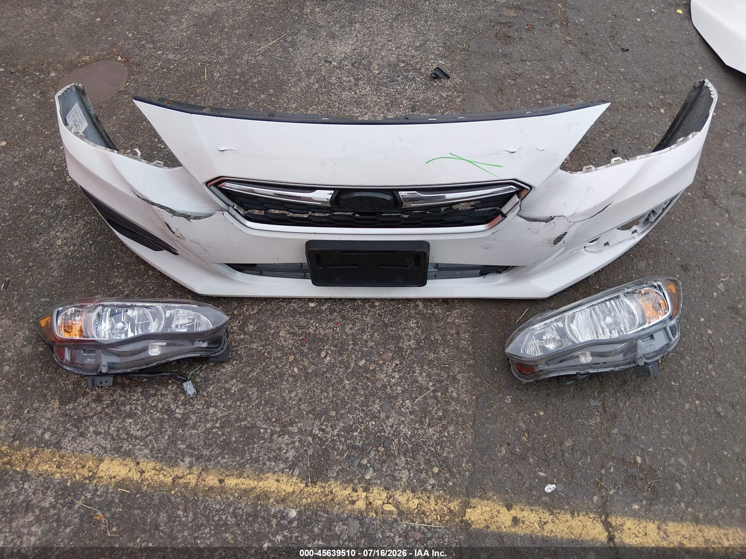 2018 Subaru Impreza 2.0i Белый vin: 4S3GTAA68J3714330