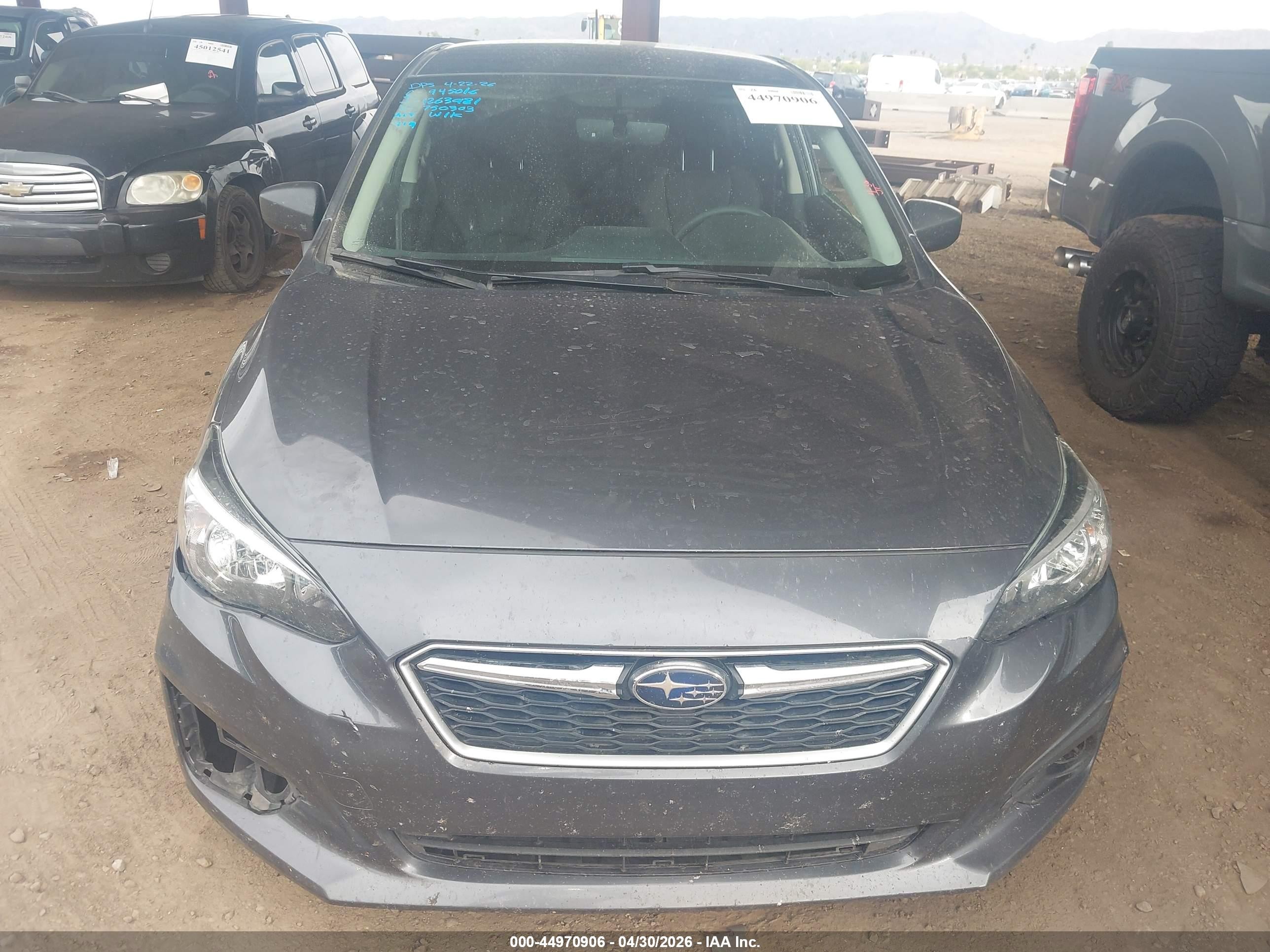 2018 Subaru Impreza 2.0i Серый vin: 4S3GTAA69J3750303