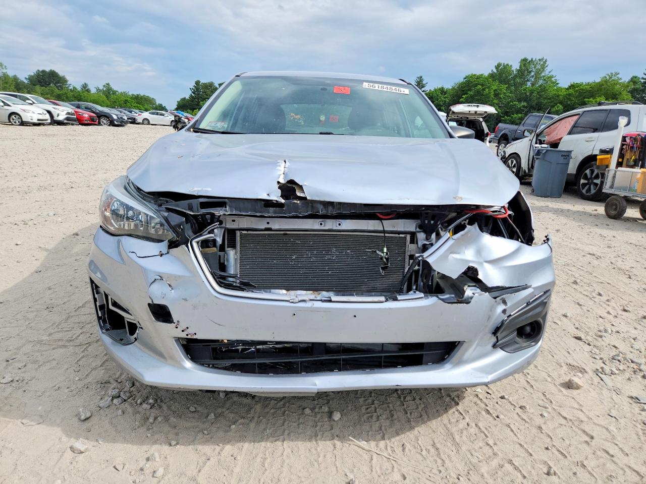 2019 Subaru Impreza Gray vin: 4S3GTAA69K1727553