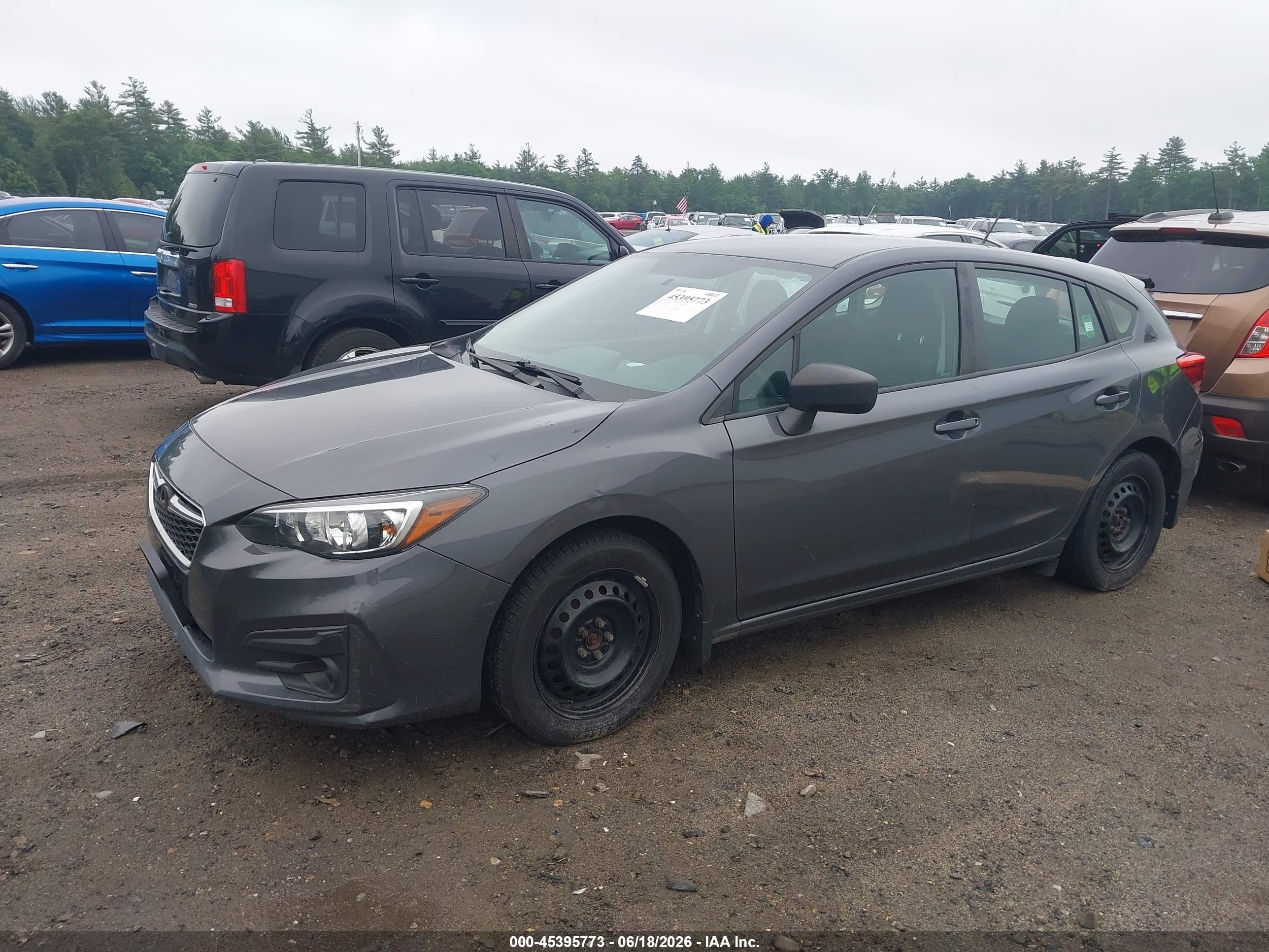 2019 Subaru Impreza 2.0i Серый vin: 4S3GTAA6XK3700897
