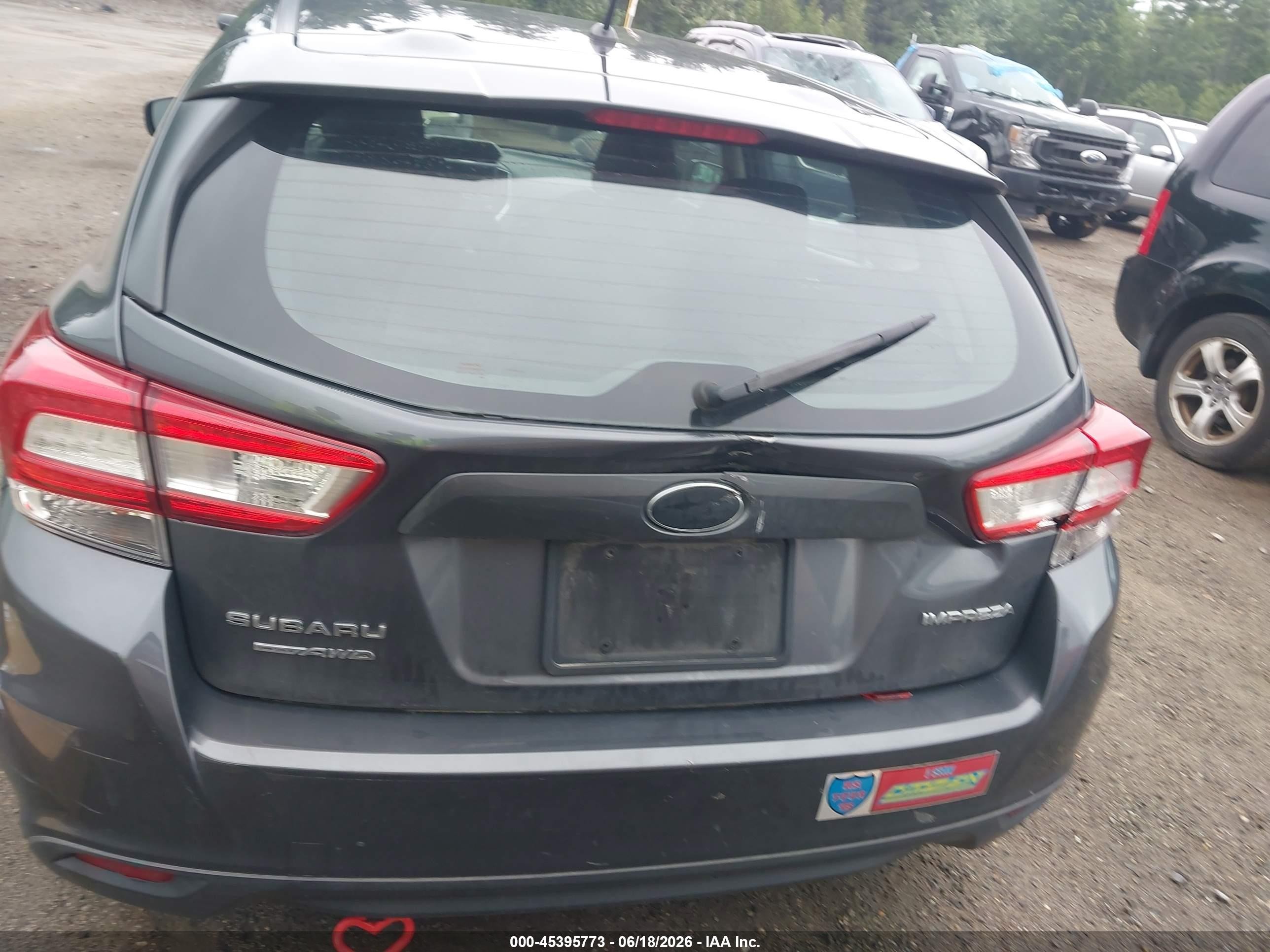 2019 Subaru Impreza 2.0i Серый vin: 4S3GTAA6XK3700897