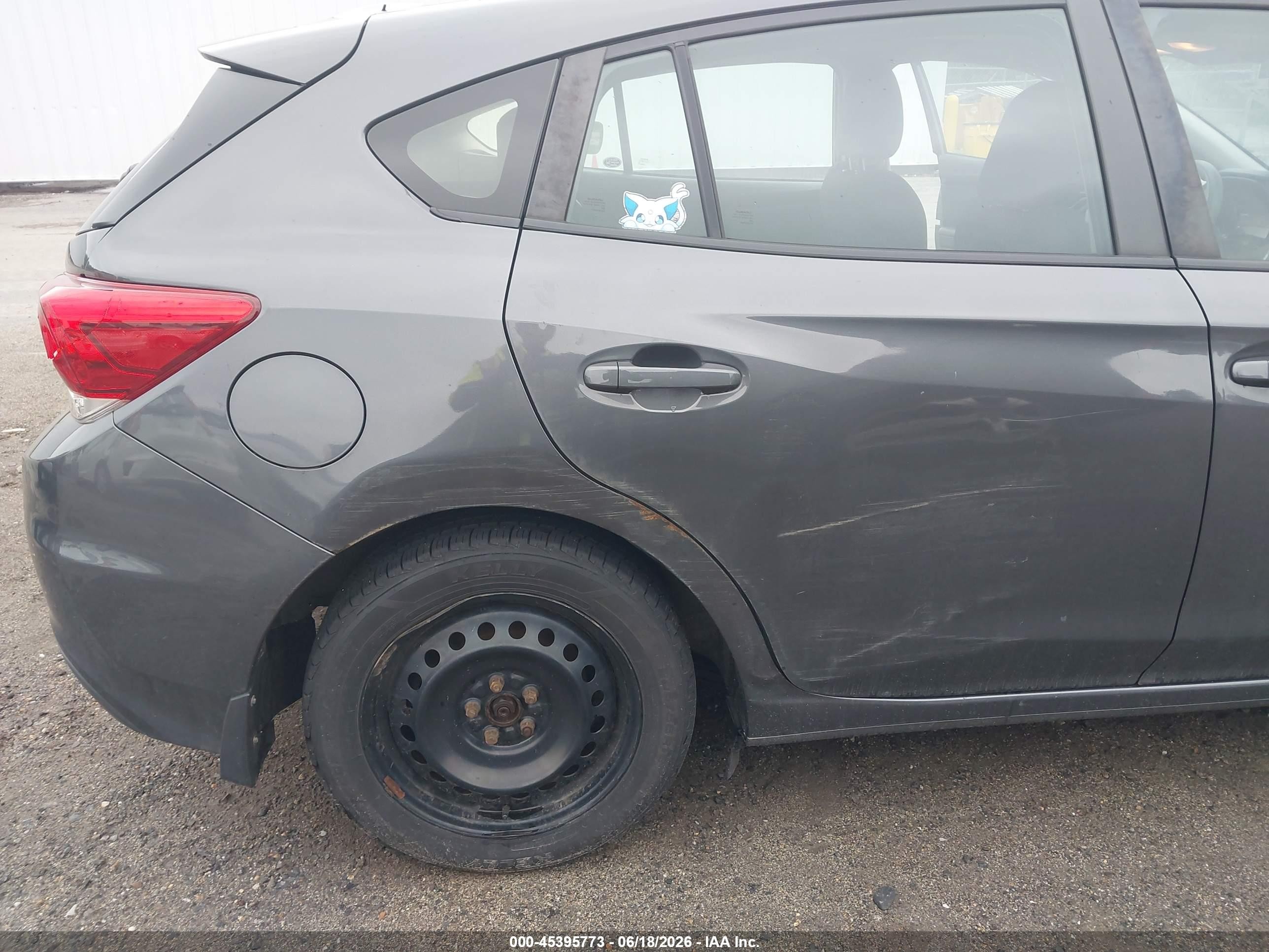 2019 Subaru Impreza 2.0i Серый vin: 4S3GTAA6XK3700897