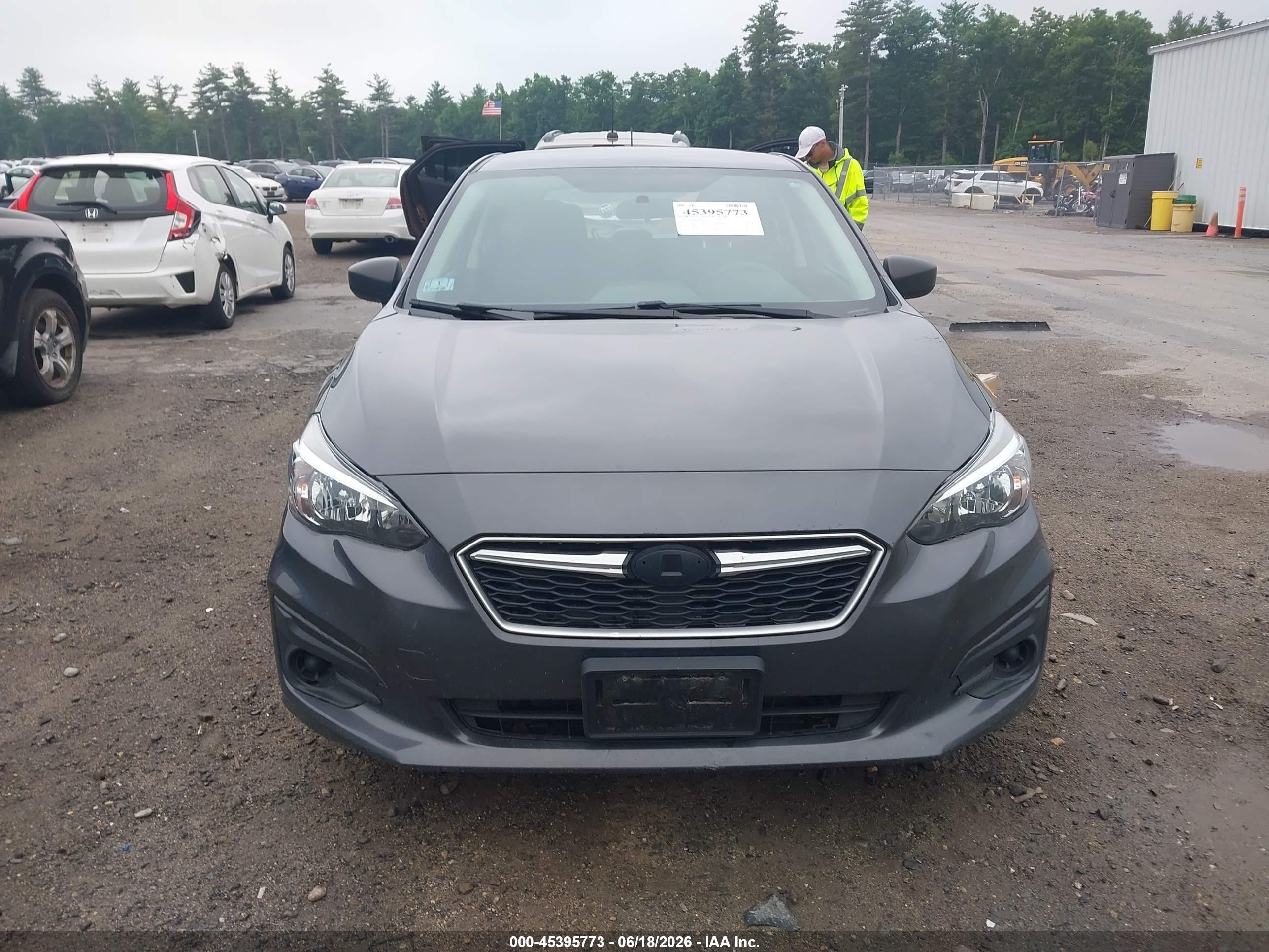 2019 Subaru Impreza 2.0i Серый vin: 4S3GTAA6XK3700897