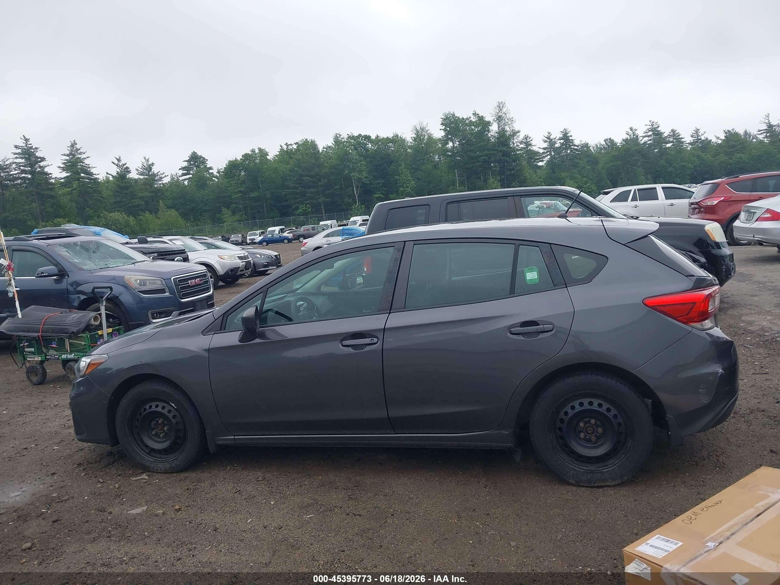 2019 Subaru Impreza 2.0i Серый vin: 4S3GTAA6XK3700897