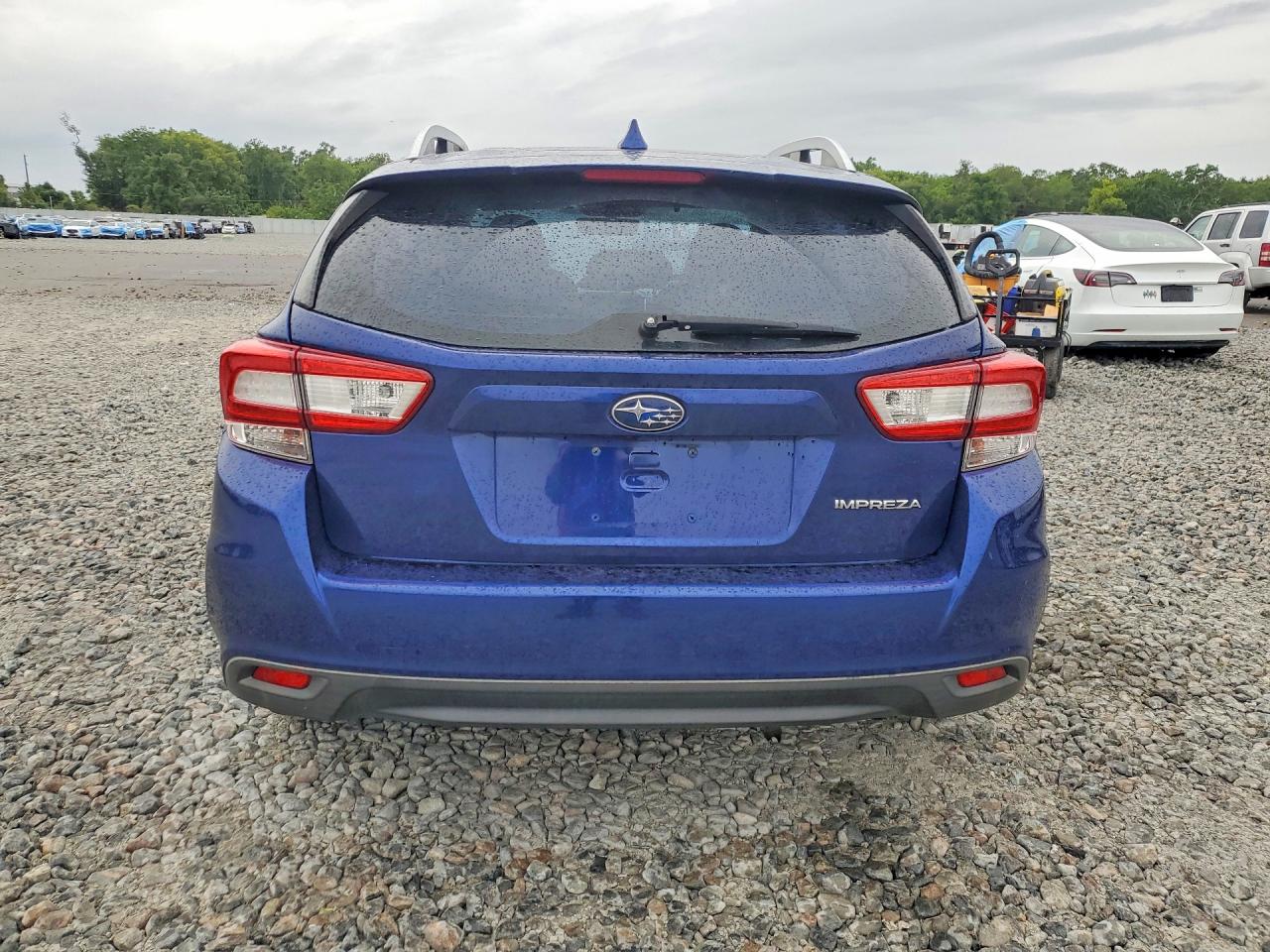 2017 Subaru Impreza Premium Blue vin: 4S3GTAB61H3717059