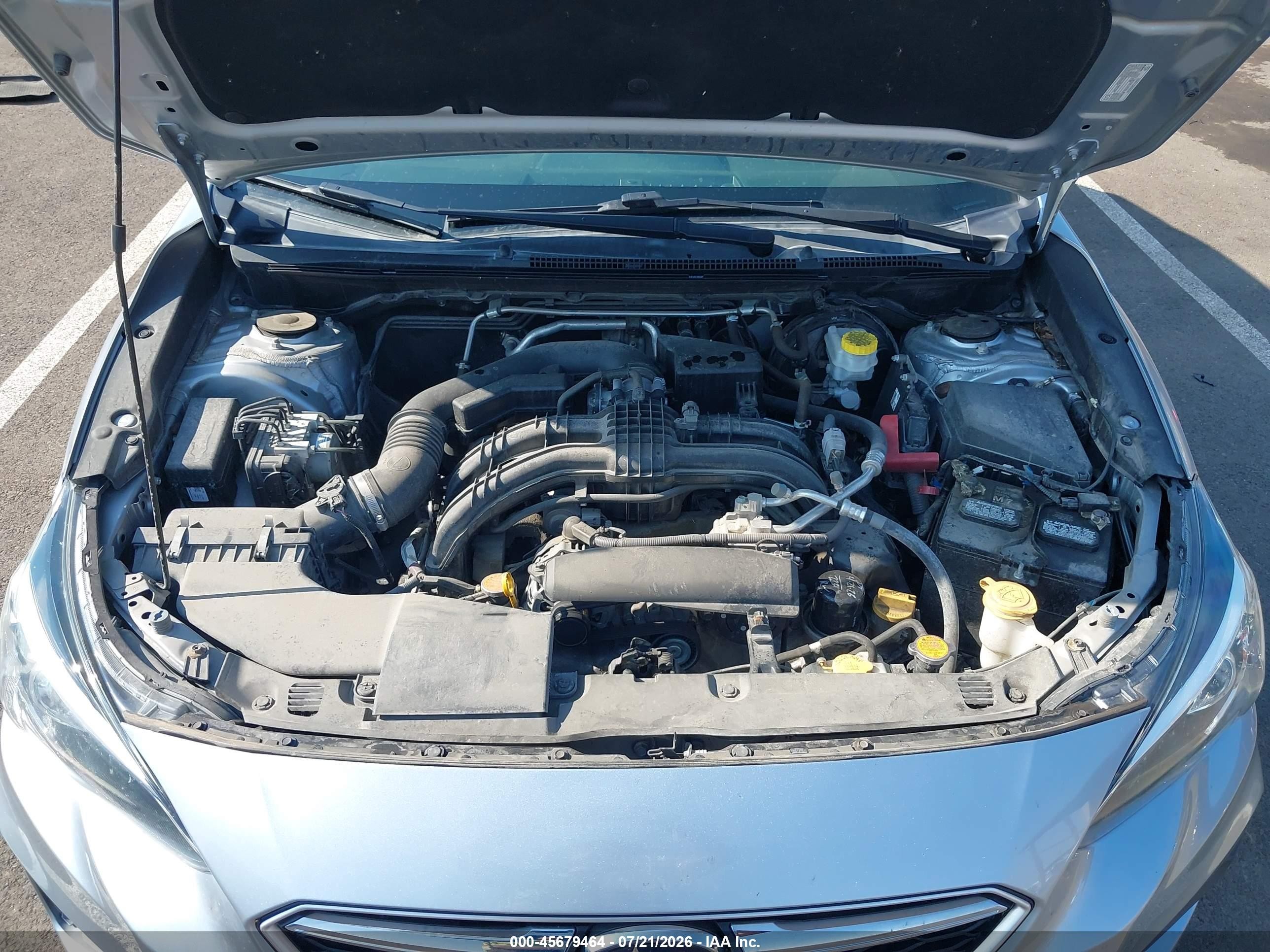 2018 Subaru Impreza 2.0i Premium Silver vin: 4S3GTAB62J3750772