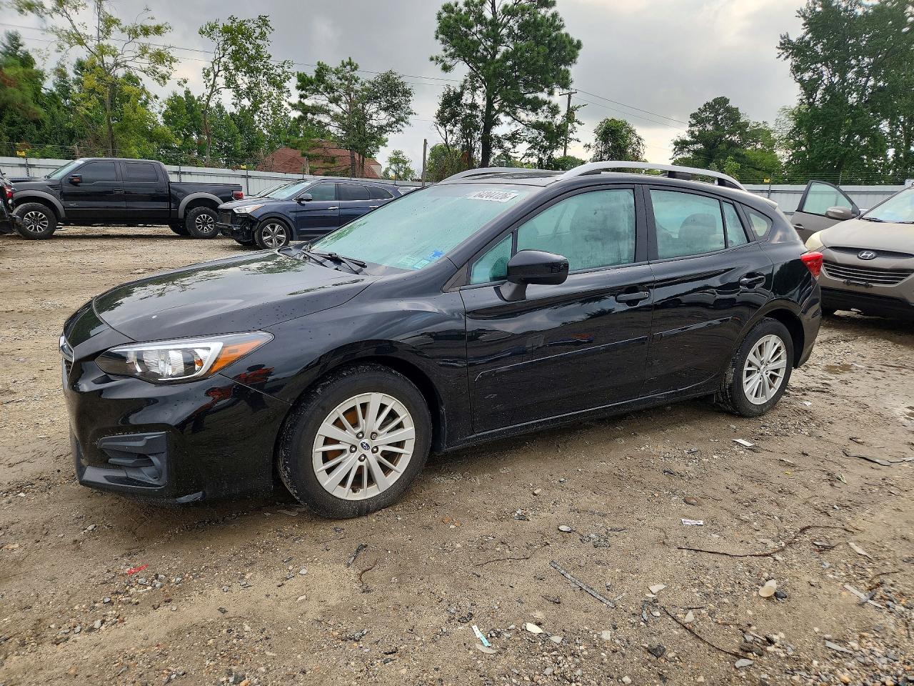 2018 Subaru Impreza Premium Black vin: 4S3GTAB64J3701332