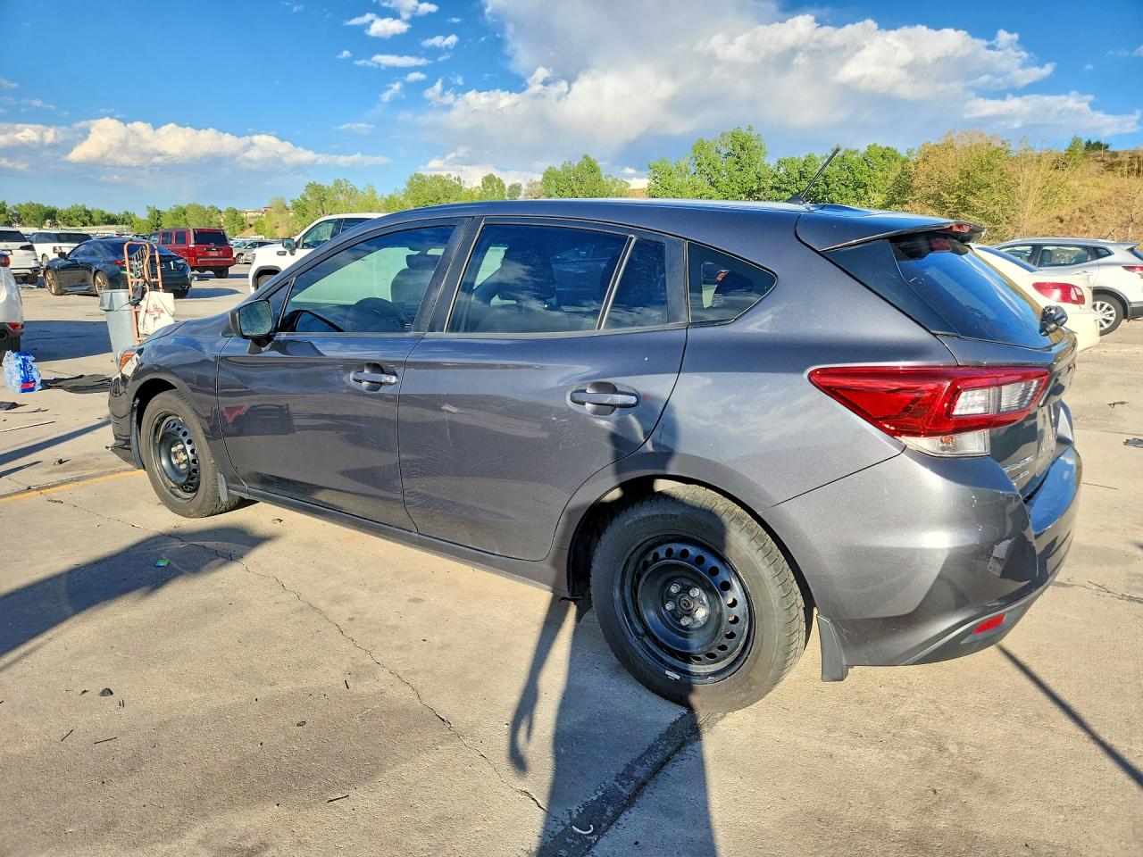 2021 Subaru Impreza Gray vin: 4S3GTAB65M3708956
