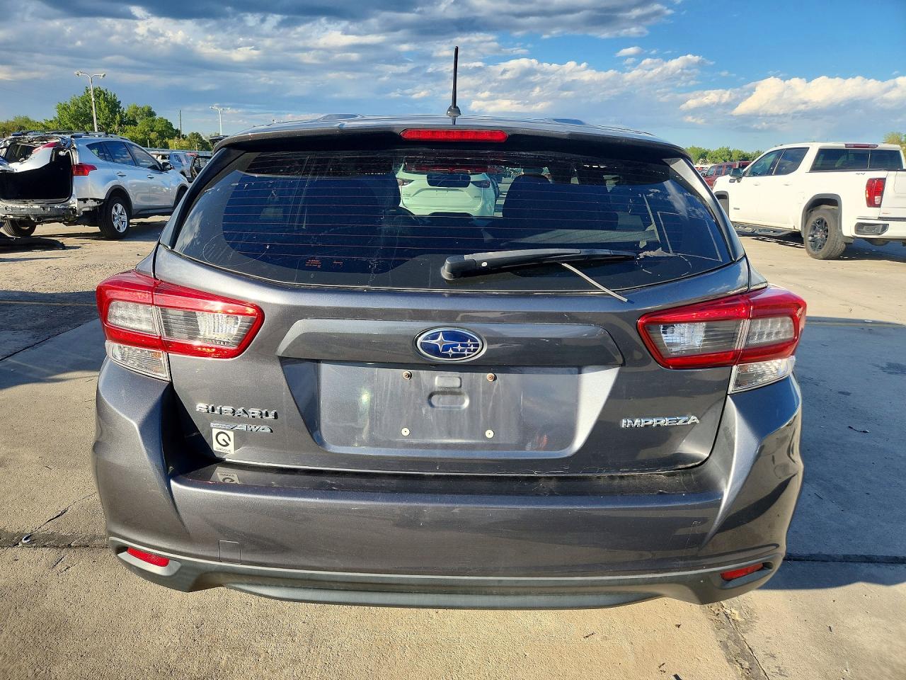 2021 Subaru Impreza Gray vin: 4S3GTAB65M3708956