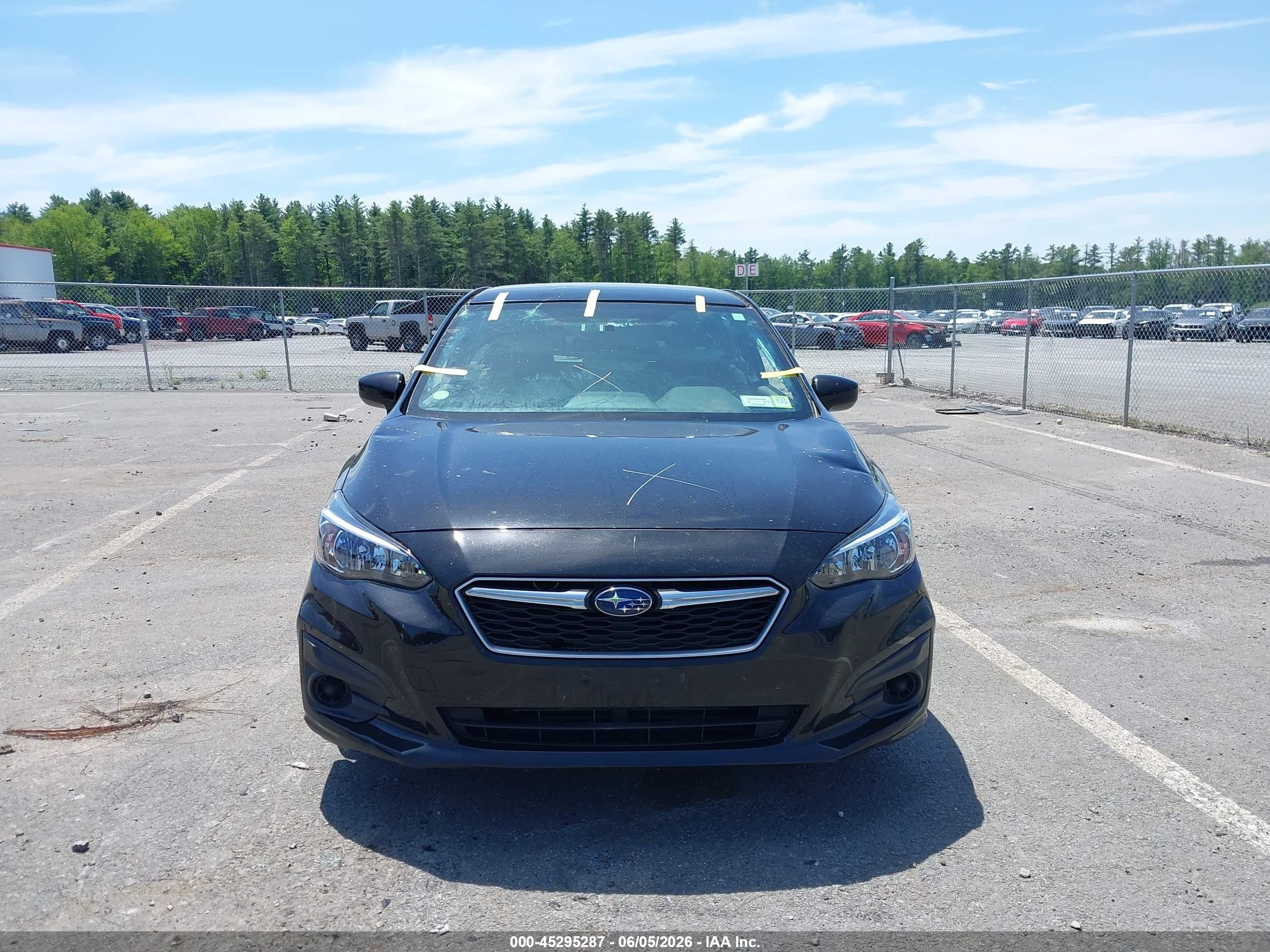 2017 Subaru Impreza 2.0i Premium Black vin: 4S3GTAB66H3727098