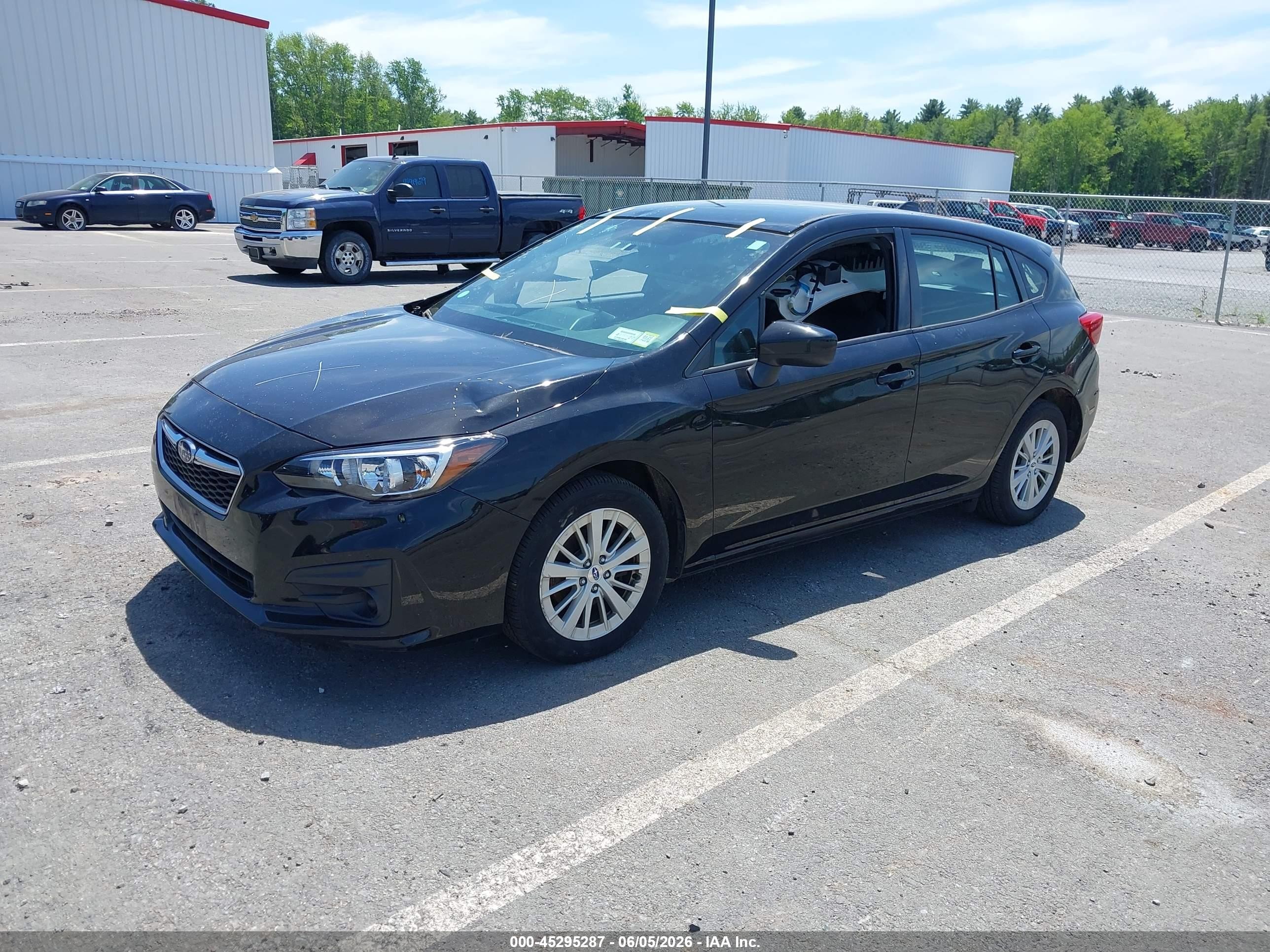 2017 Subaru Impreza 2.0i Premium Black vin: 4S3GTAB66H3727098