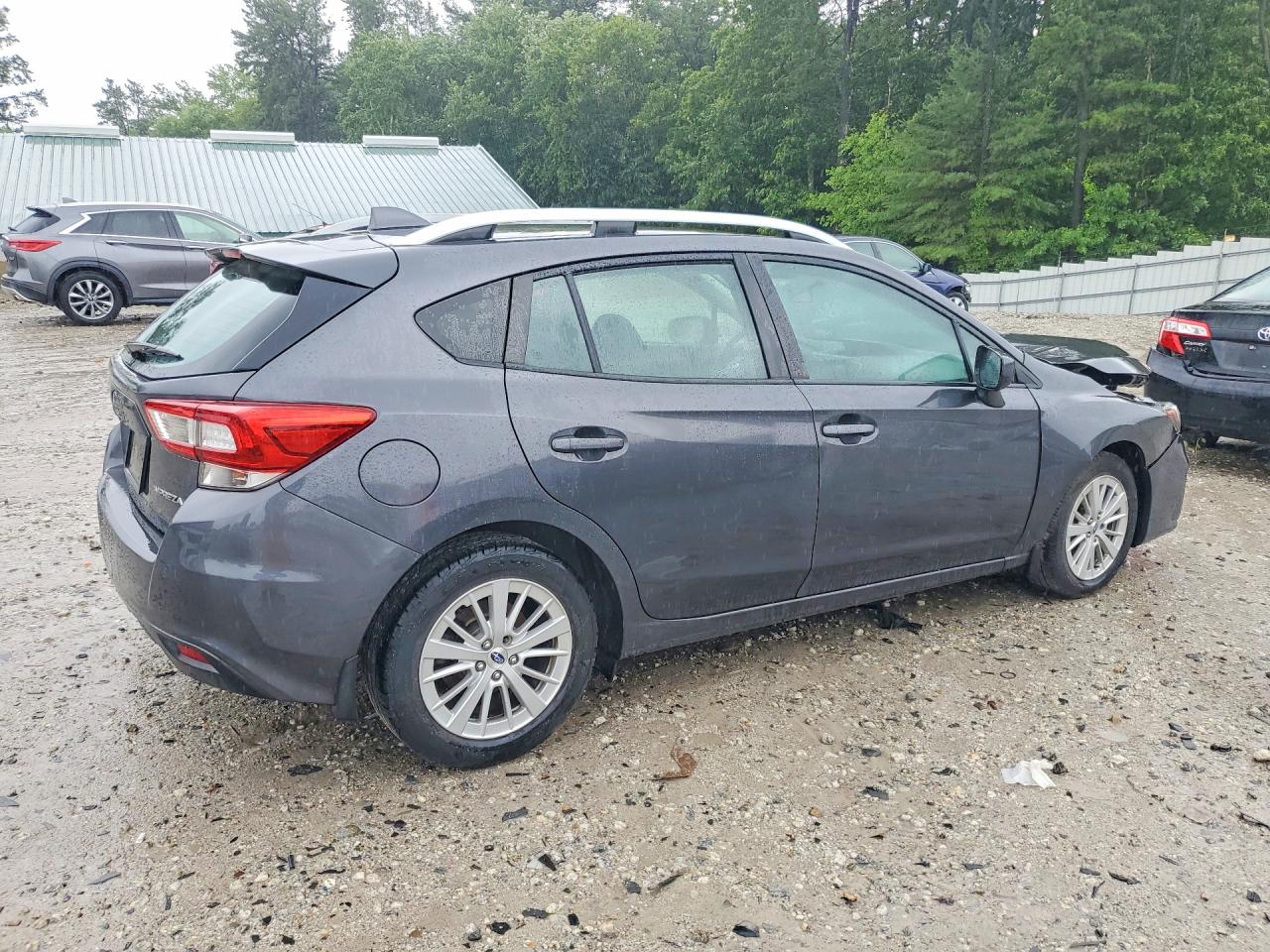 2018 Subaru Impreza Premium Gray vin: 4S3GTAB66J3704829