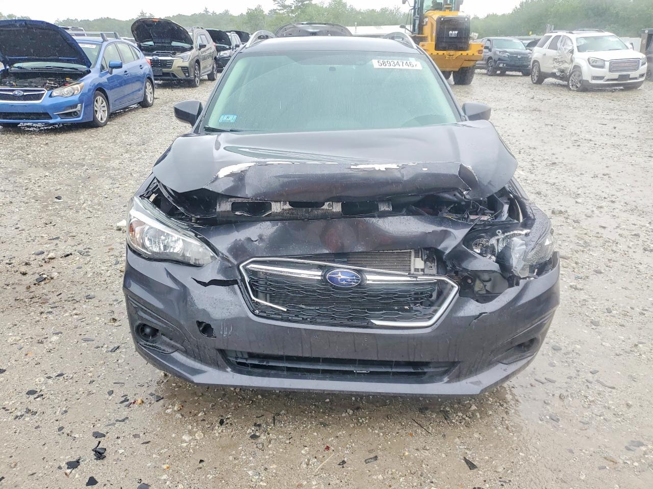 2018 Subaru Impreza Premium Gray vin: 4S3GTAB66J3704829