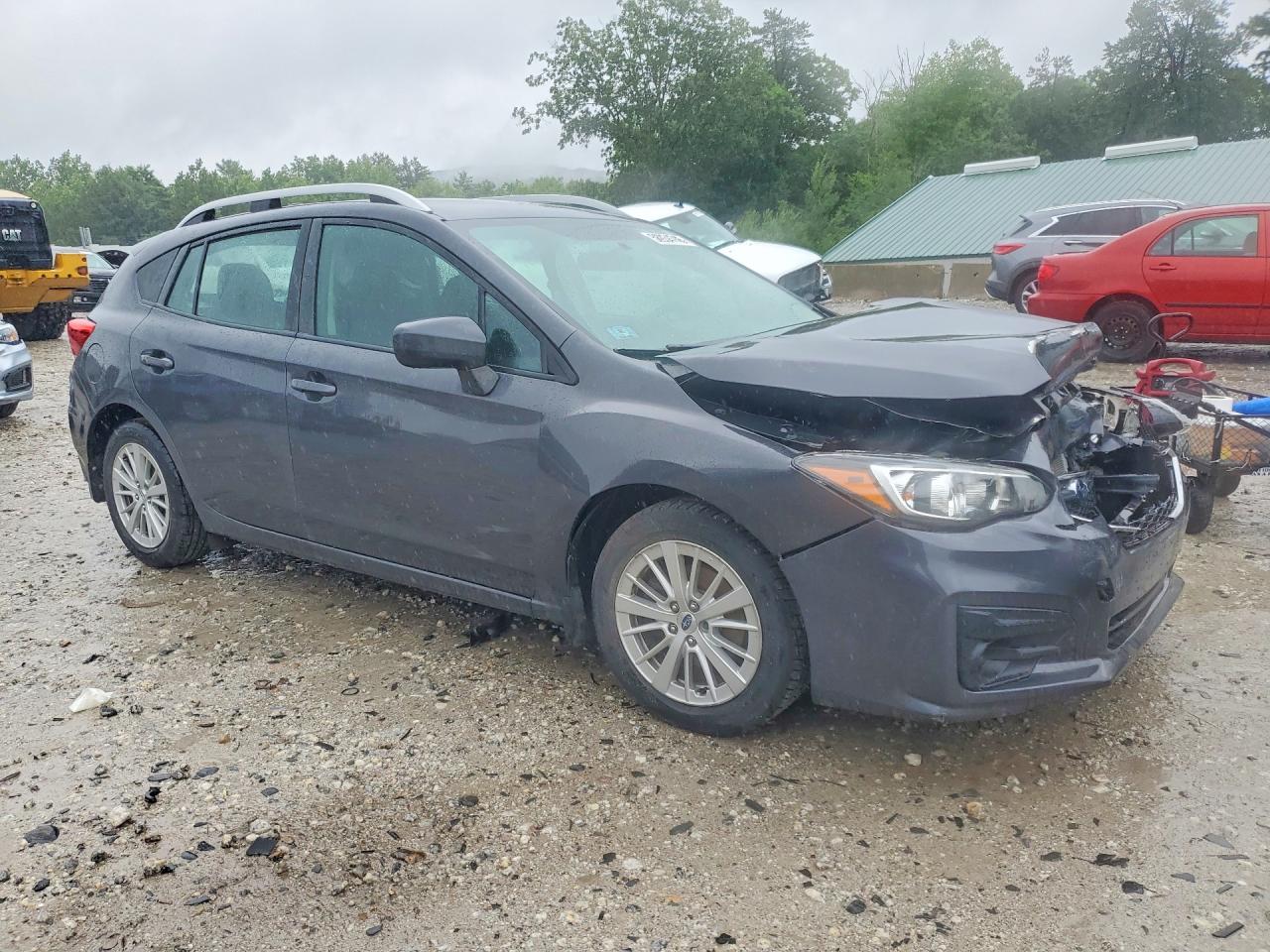 2018 Subaru Impreza Premium Gray vin: 4S3GTAB66J3704829
