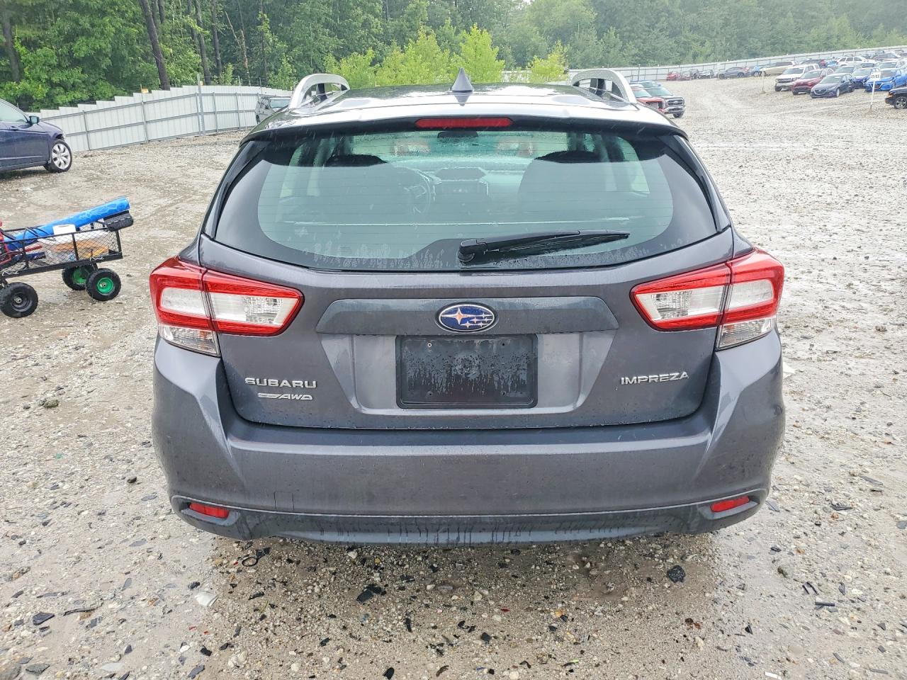 2018 Subaru Impreza Premium Gray vin: 4S3GTAB66J3704829