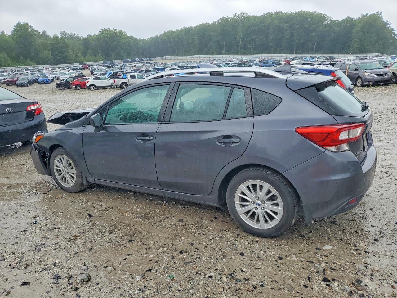 2018 Subaru Impreza Premium Gray vin: 4S3GTAB66J3704829
