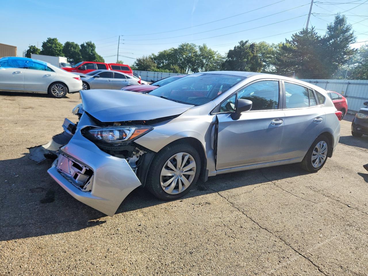 2020 Subaru Impreza Silver vin: 4S3GTAB66L3727613