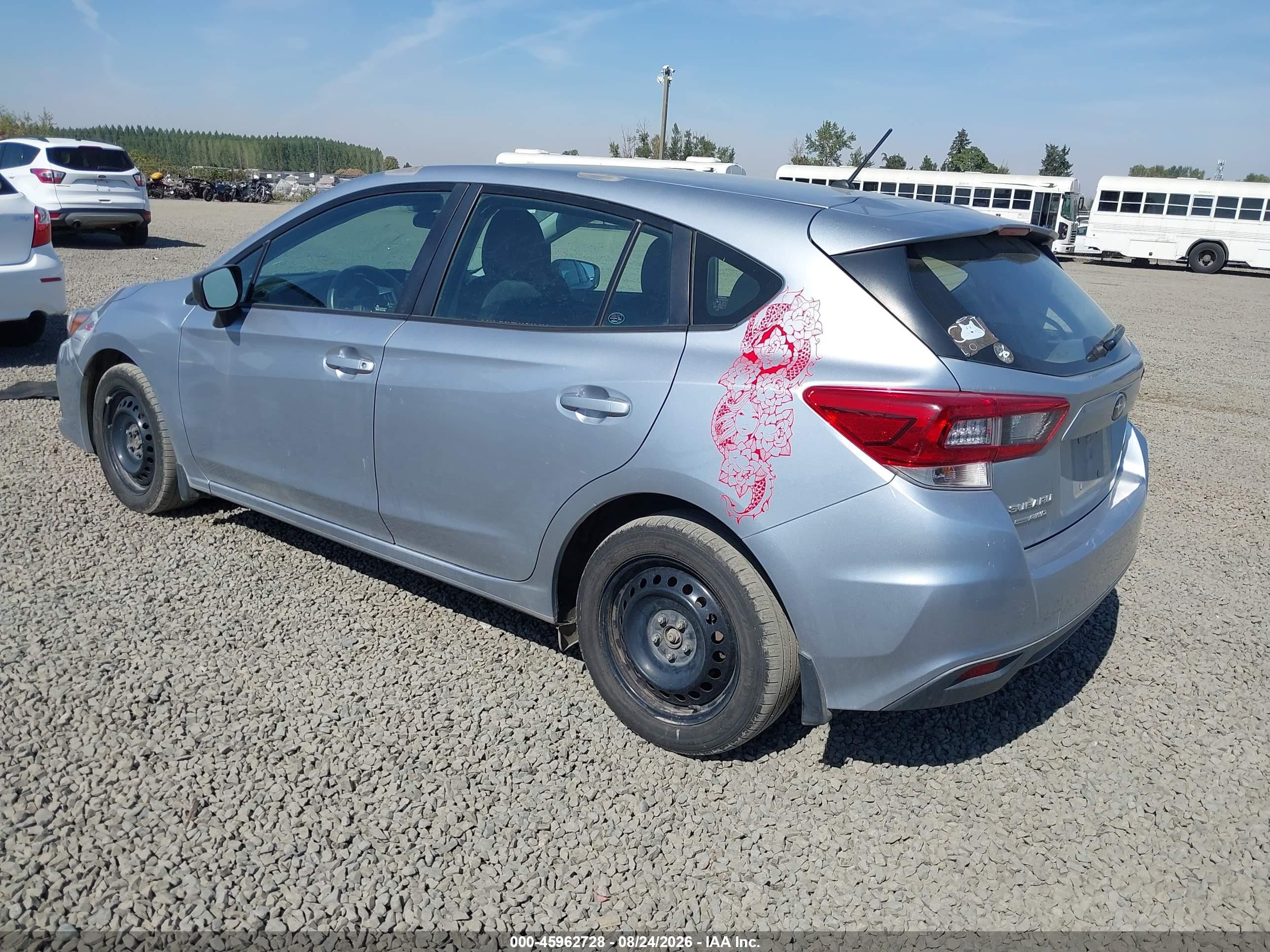 2020 Subaru Impreza 5-door Silver vin: 4S3GTAB67L3720606