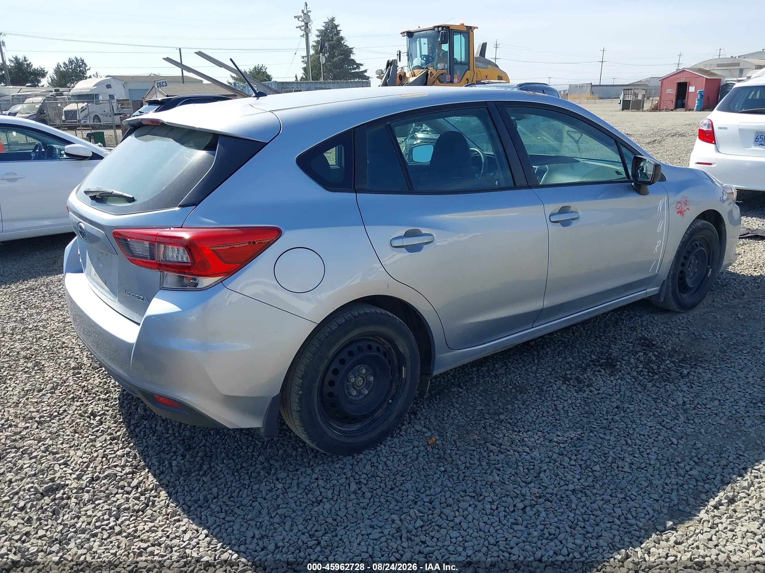 2020 Subaru Impreza 5-door Silver vin: 4S3GTAB67L3720606