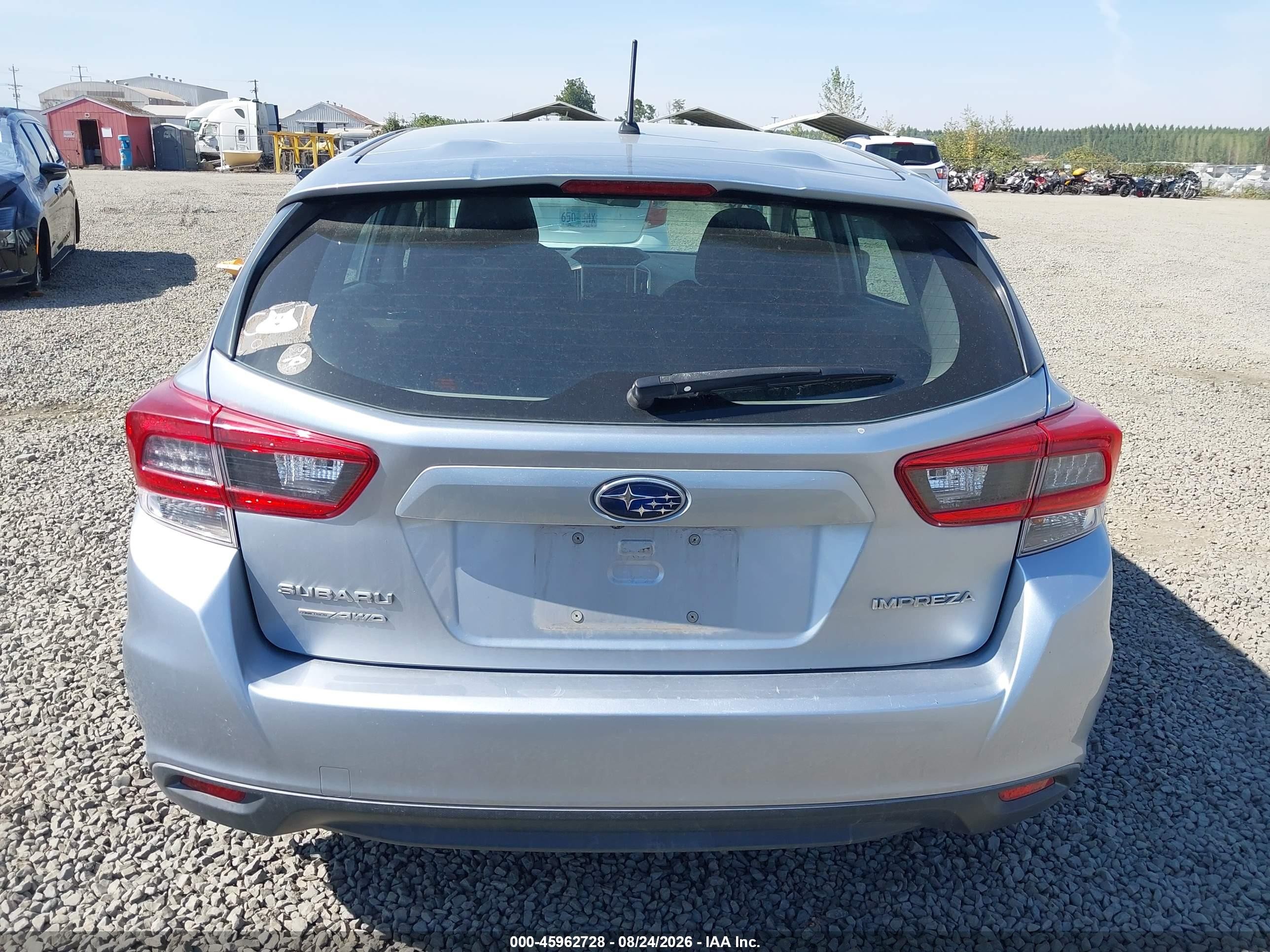 2020 Subaru Impreza 5-door Silver vin: 4S3GTAB67L3720606
