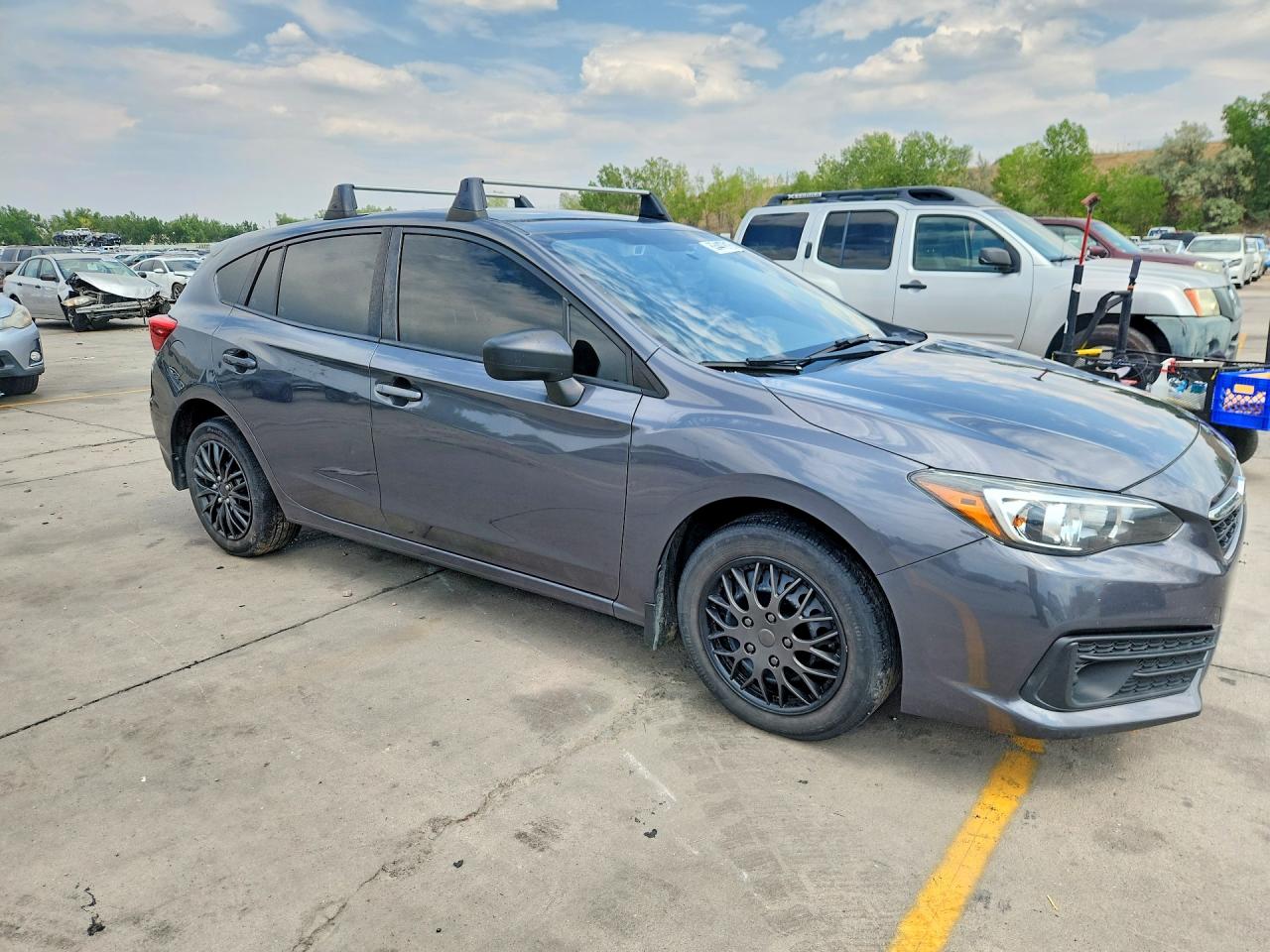 2020 Subaru Impreza Gray vin: 4S3GTAB67L3726180