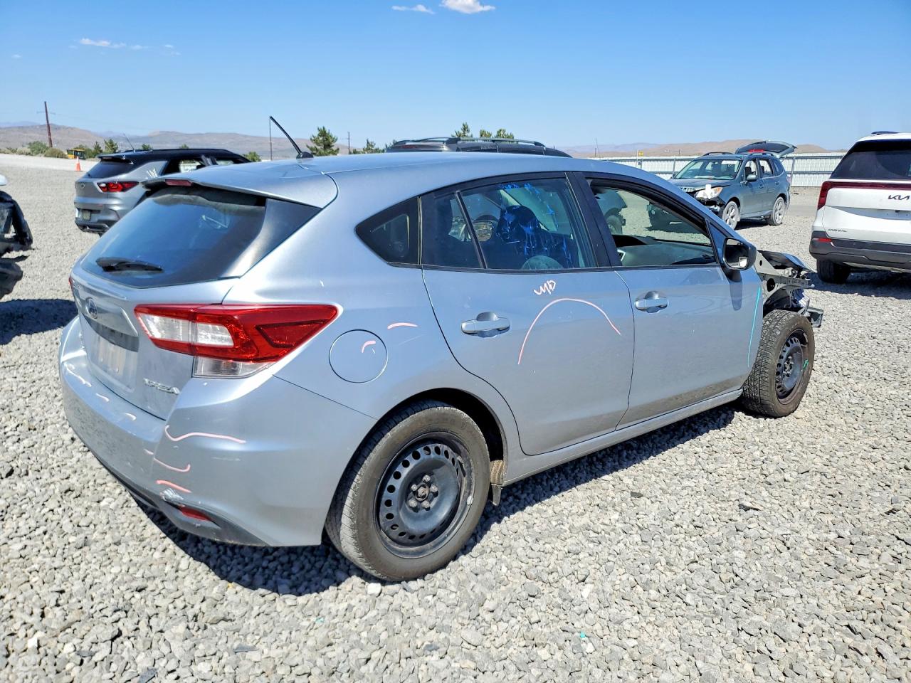 2019 Subaru Impreza Silver vin: 4S3GTAB69K3725207