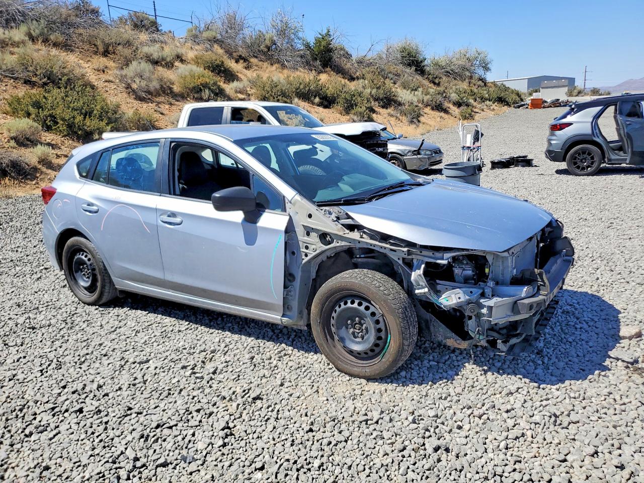 2019 Subaru Impreza Silver vin: 4S3GTAB69K3725207