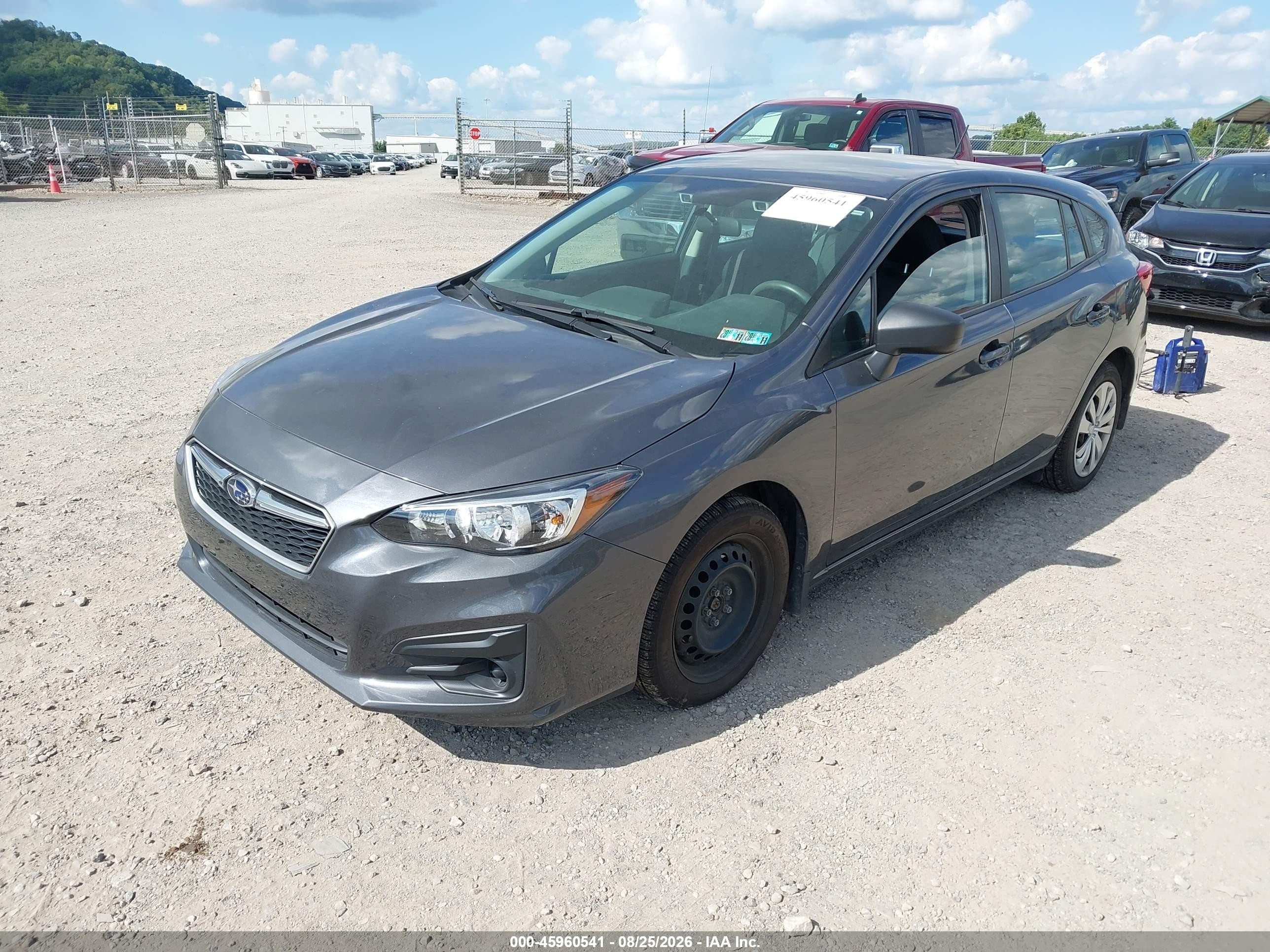 2019 Subaru Impreza 2.0i Серый vin: 4S3GTAB69K3752651