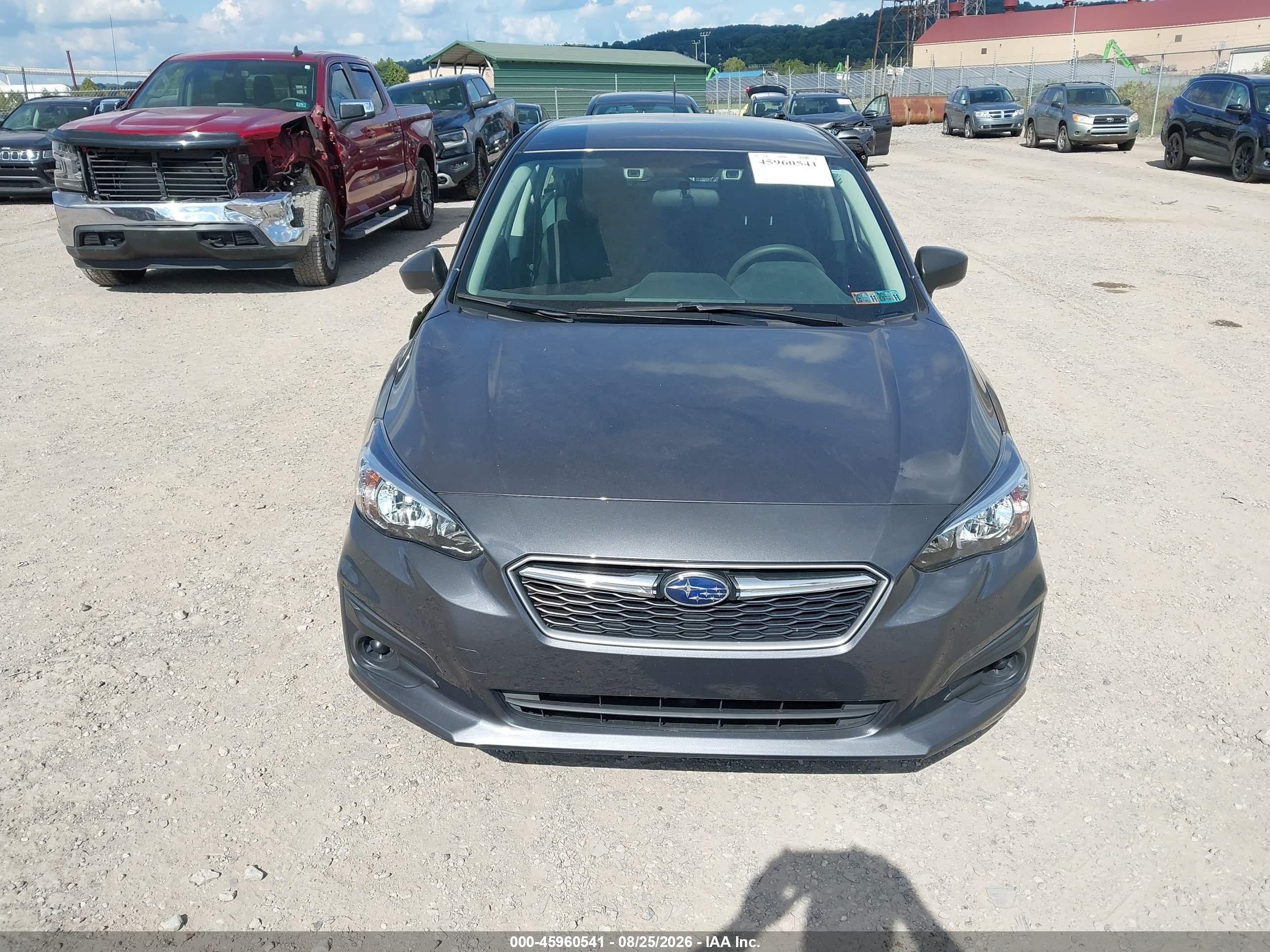 2019 Subaru Impreza 2.0i Серый vin: 4S3GTAB69K3752651