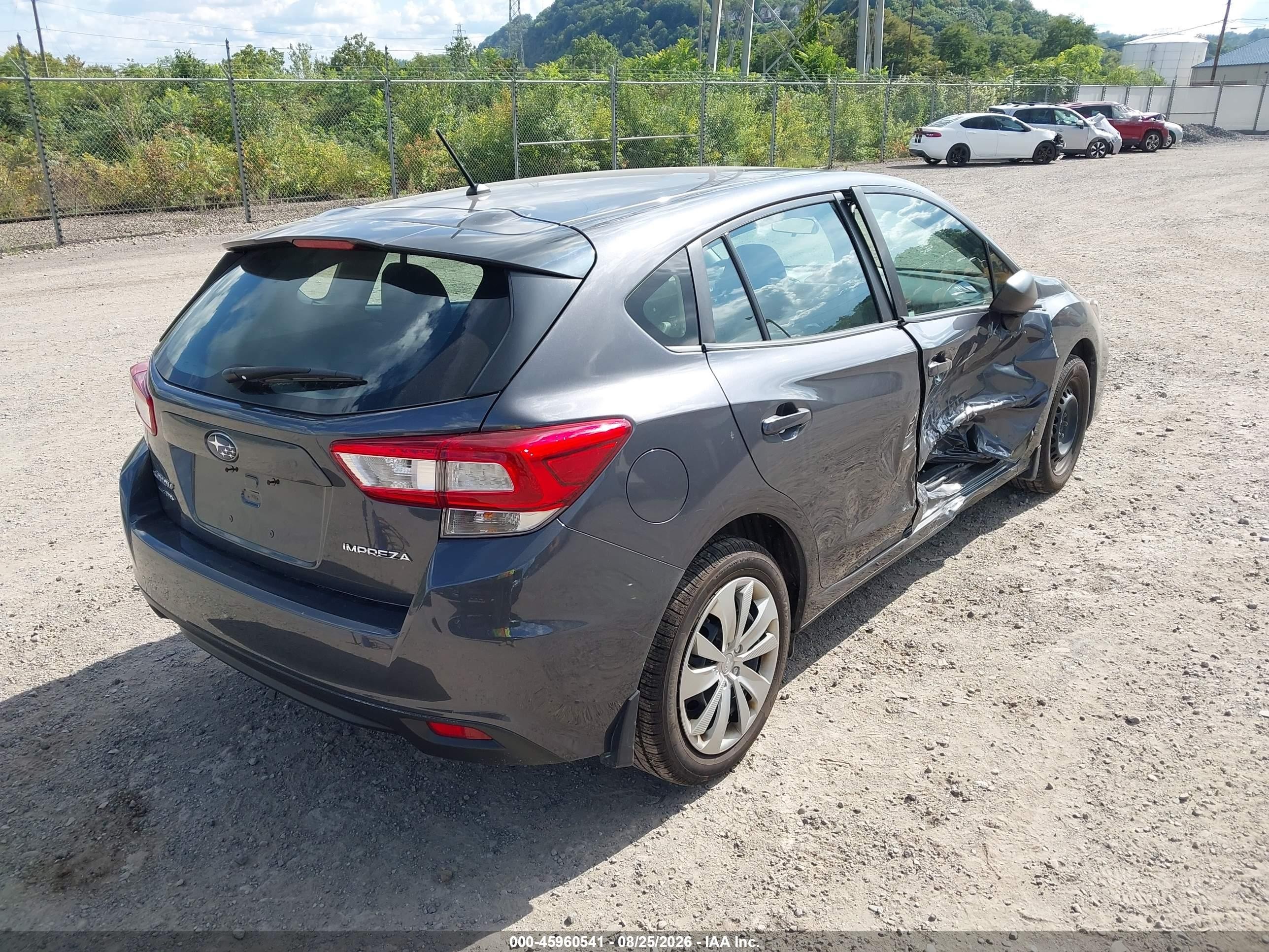 2019 Subaru Impreza 2.0i Серый vin: 4S3GTAB69K3752651