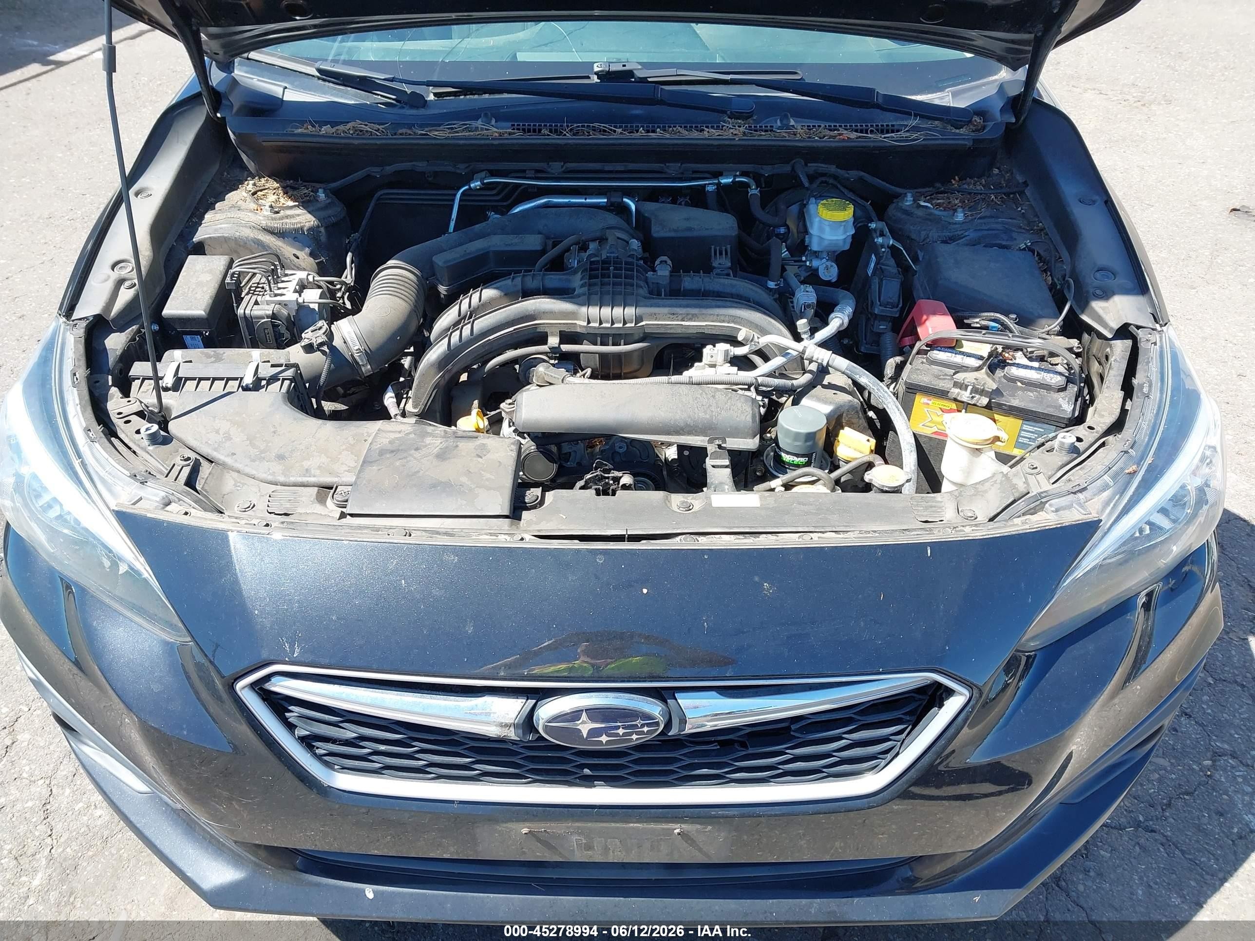 2018 Subaru Impreza 2.0i Premium Черный vin: 4S3GTAB6XJ3724453