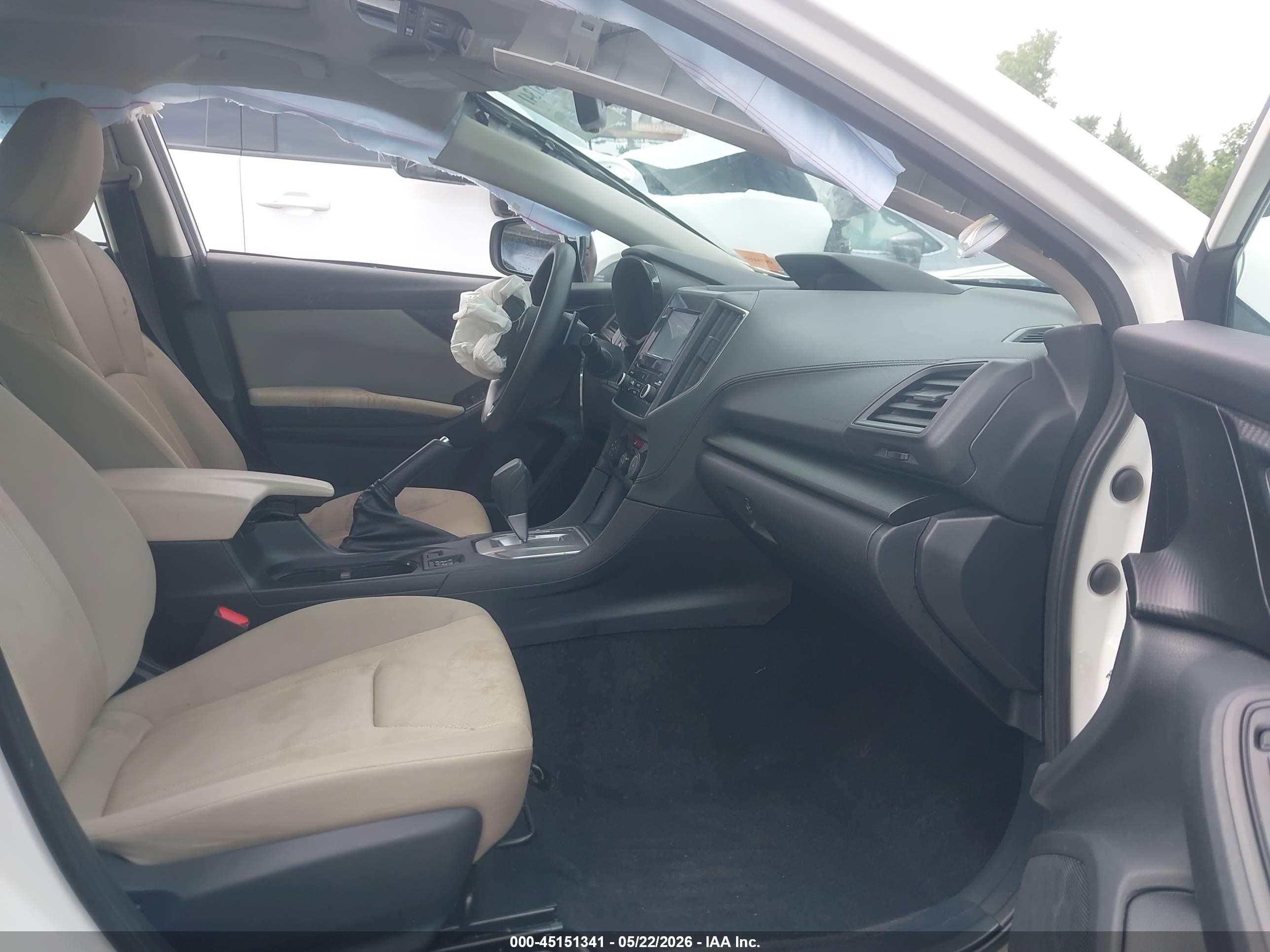 2021 Subaru Impreza Premium 5-door White vin: 4S3GTAD61M3715402
