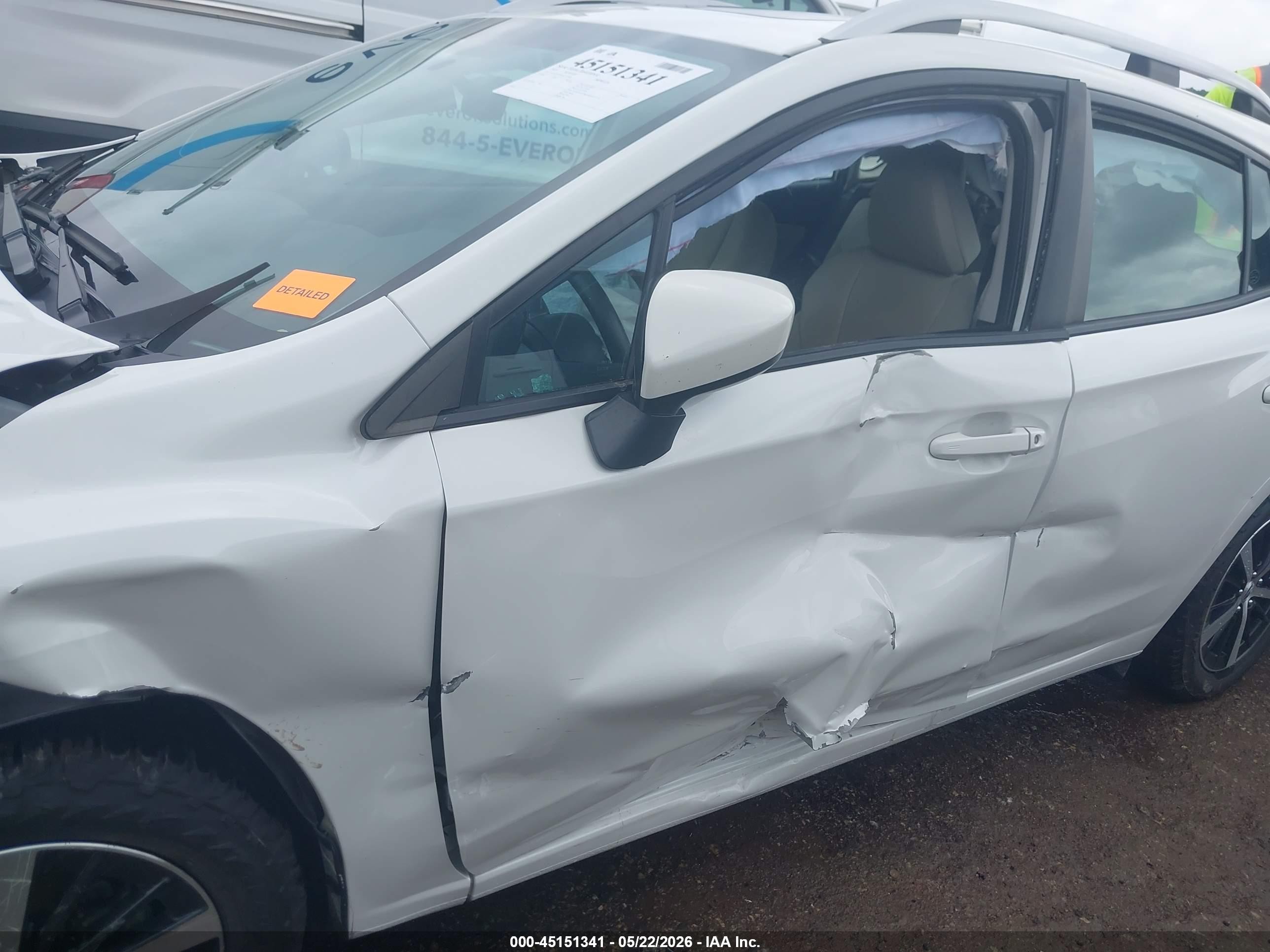 2021 Subaru Impreza Premium 5-door White vin: 4S3GTAD61M3715402