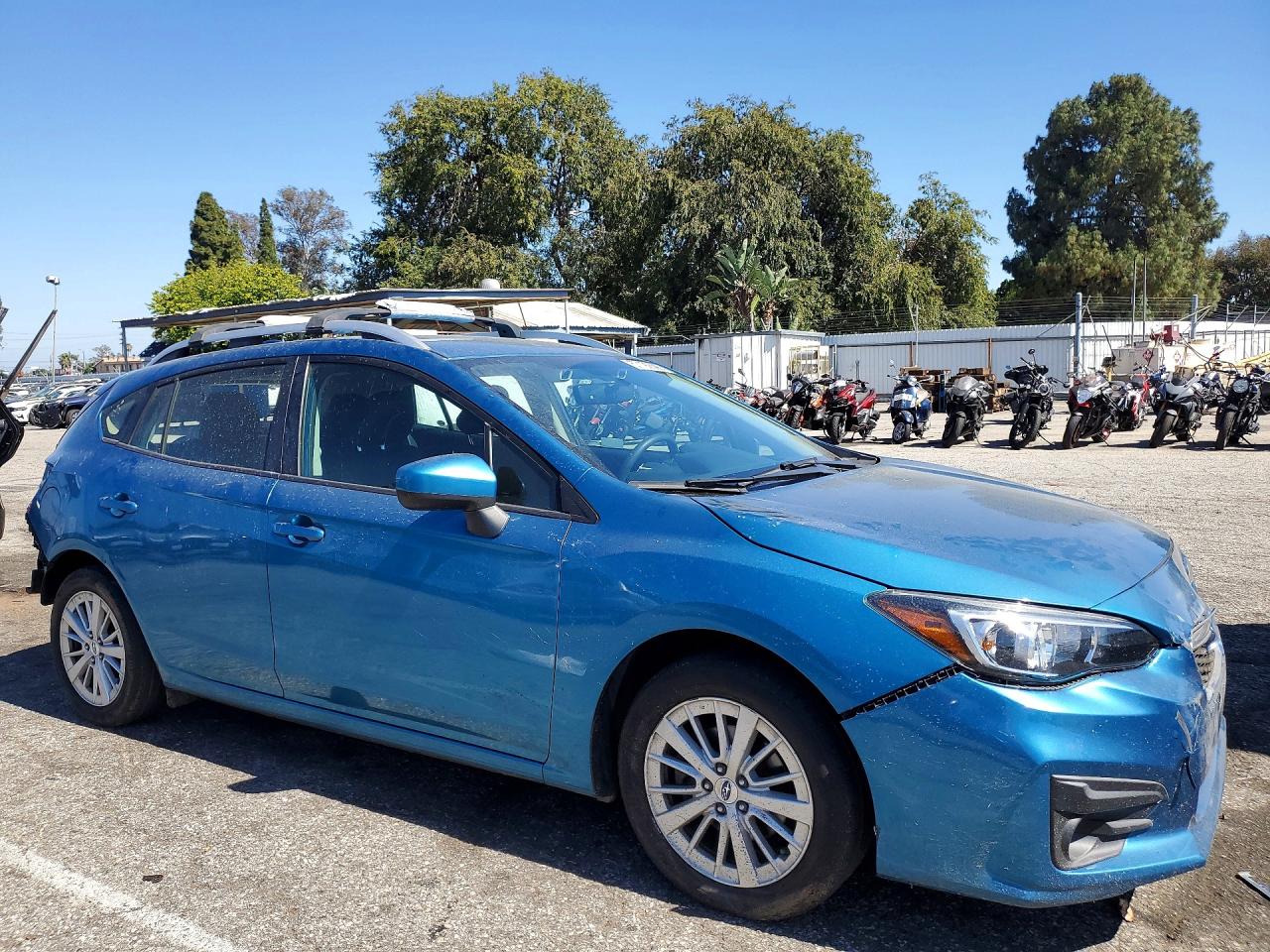 2017 Subaru Impreza Premium Plus Blue vin: 4S3GTAD62H3748642