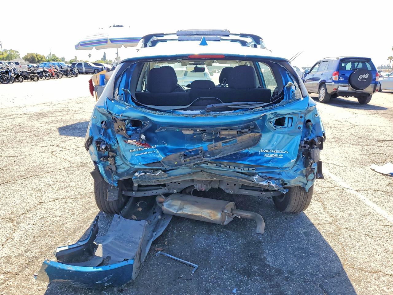 2017 Subaru Impreza Premium Plus Blue vin: 4S3GTAD62H3748642