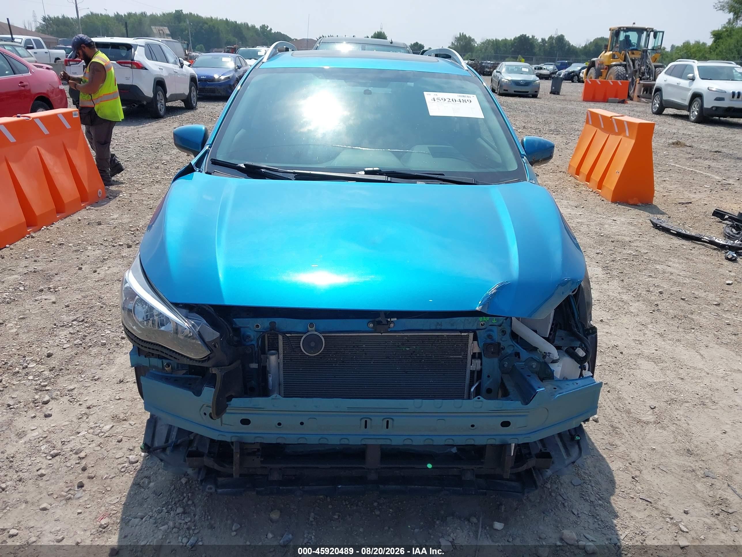2018 Subaru Impreza 2.0i Premium Blue vin: 4S3GTAD63J3741138