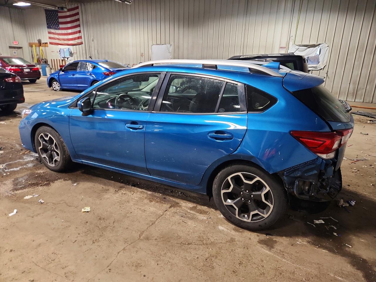 2017 Subaru Impreza Premium Plus Blue vin: 4S3GTAD64H3750716
