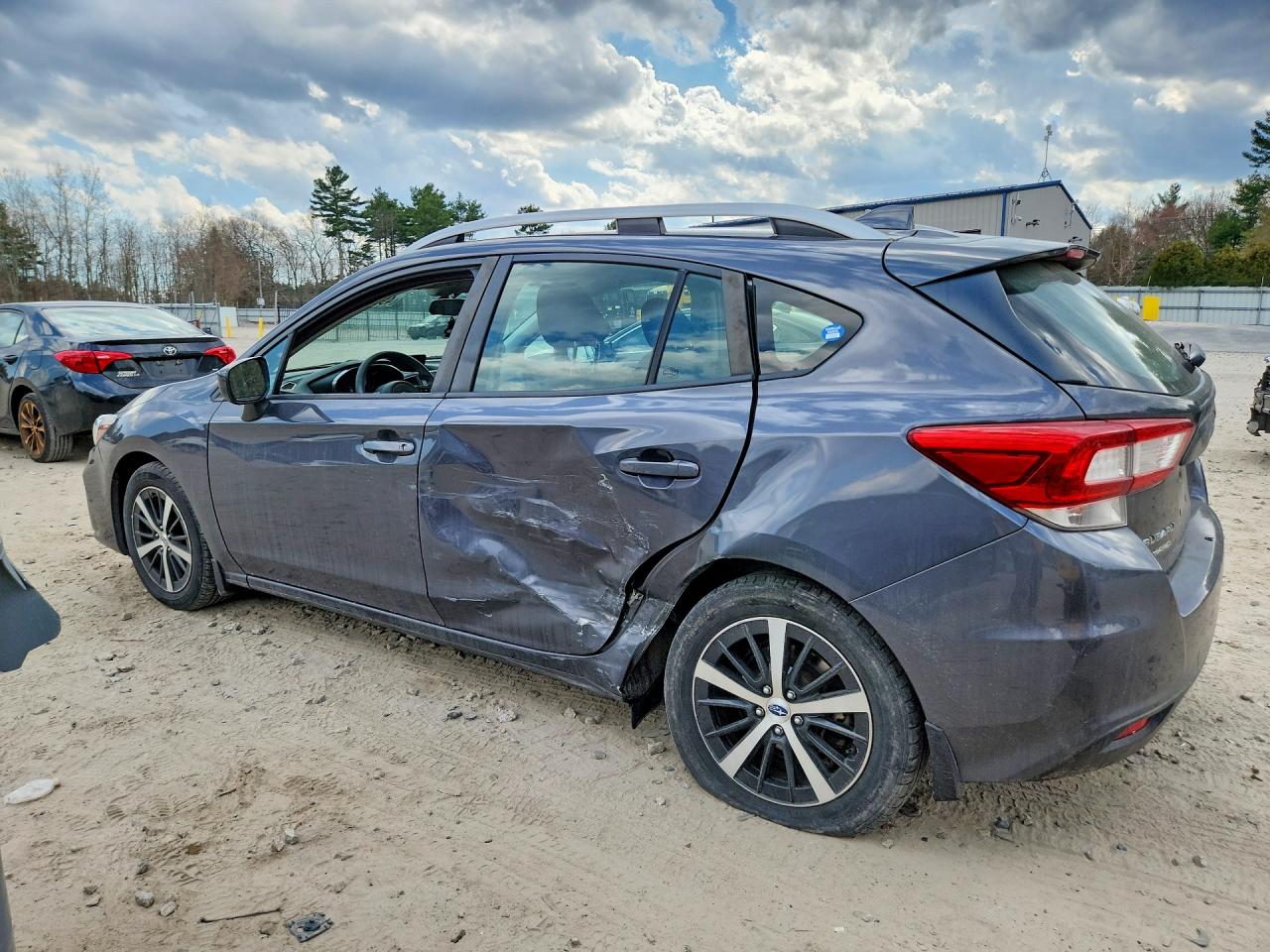 2019 Subaru Impreza Premium Gray vin: 4S3GTAD64K3720073